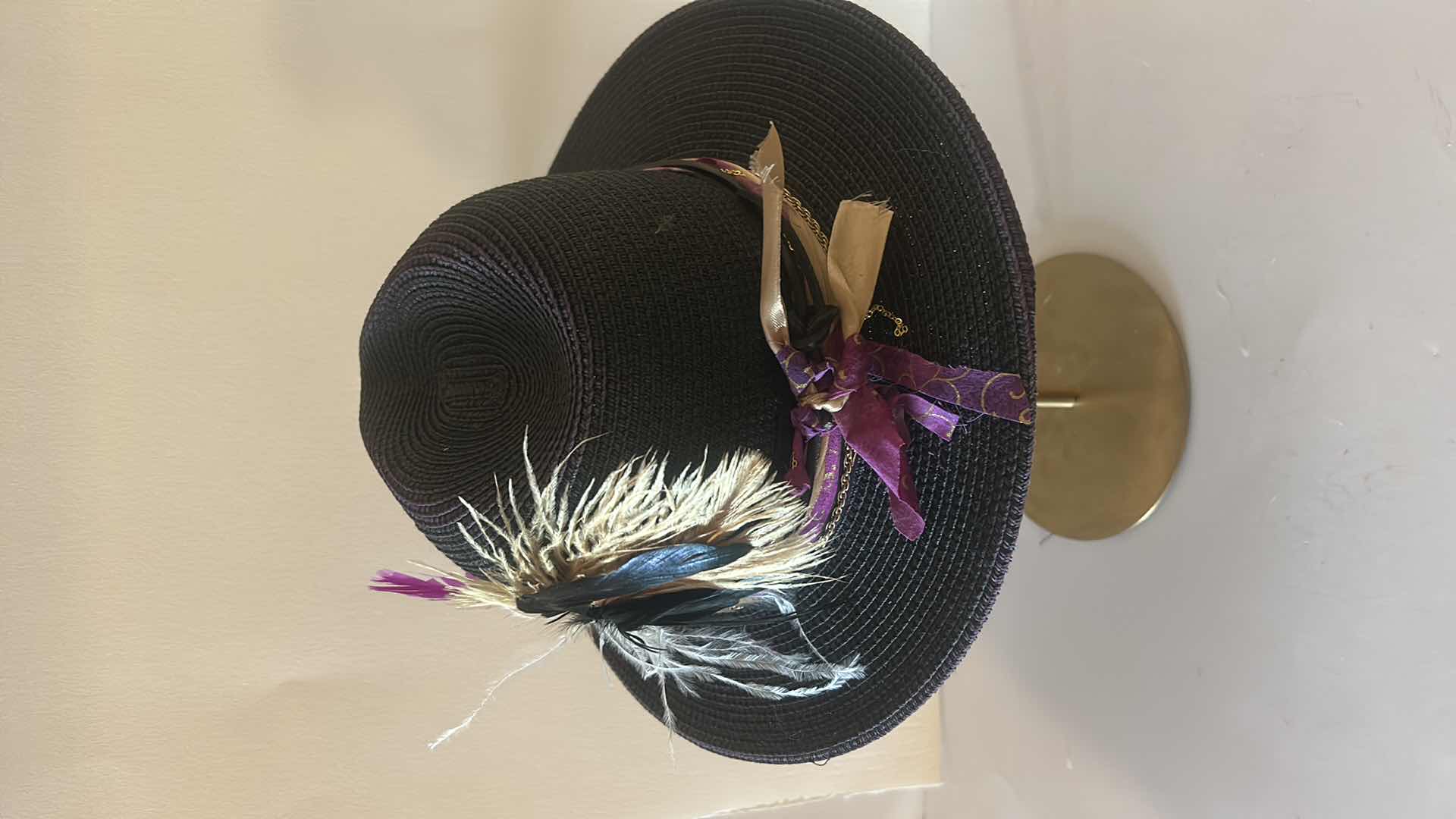 Photo 1 of NEW CUSTOM DESIGNED STRAW FEDORA HAT (SIZABLE)