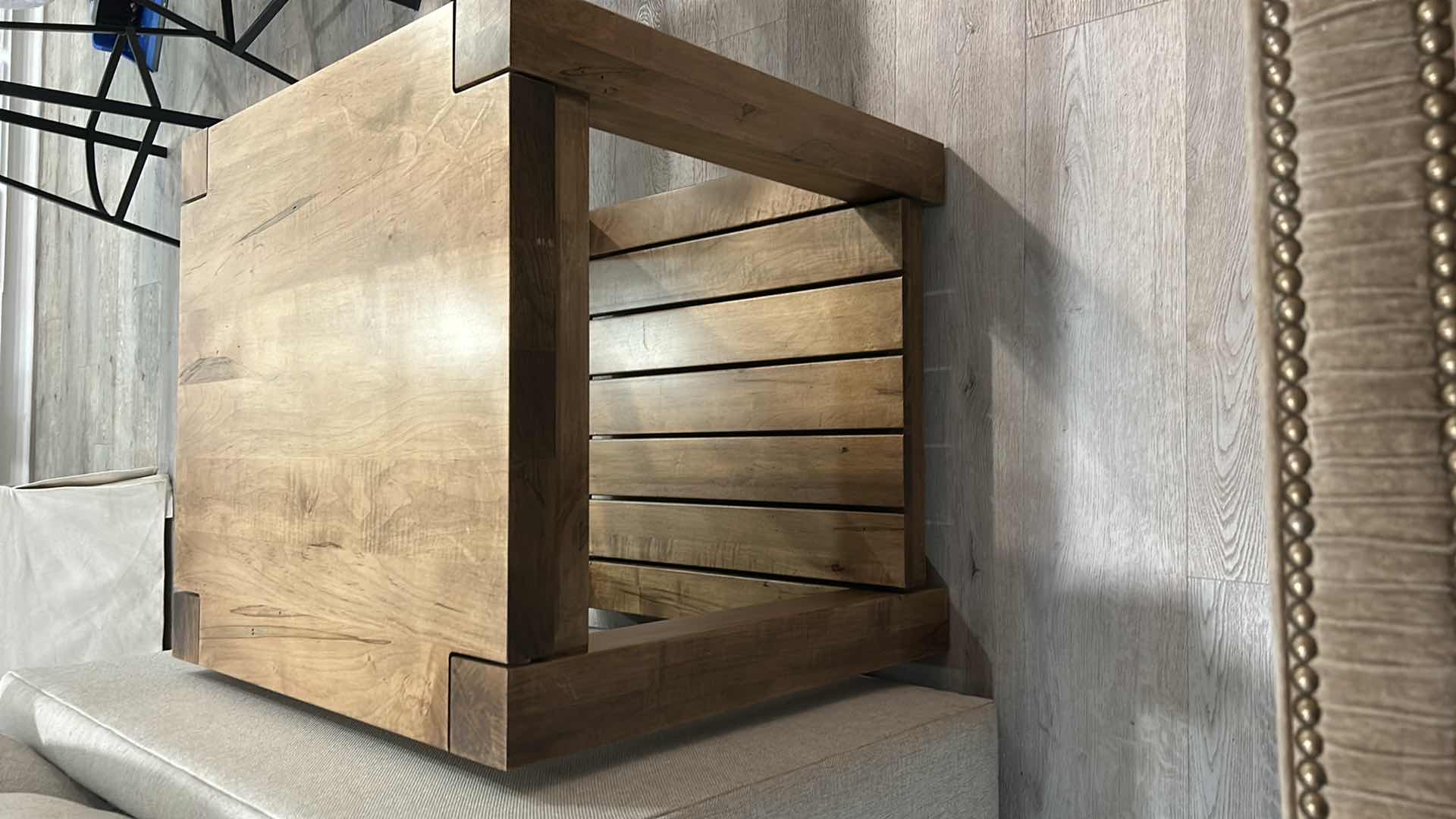 Photo 1 of  BASSETT HAMPTON SQUARE WOOD END TABLE FROM LEMONTREE HOME DESIGNS 26” x 24” x 25”