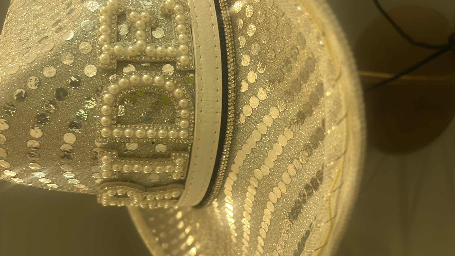 Photo 1 of NEW CUSTOM DESIGNED SPARKLING LIGHT COWGIRL “BRIDE” HAT