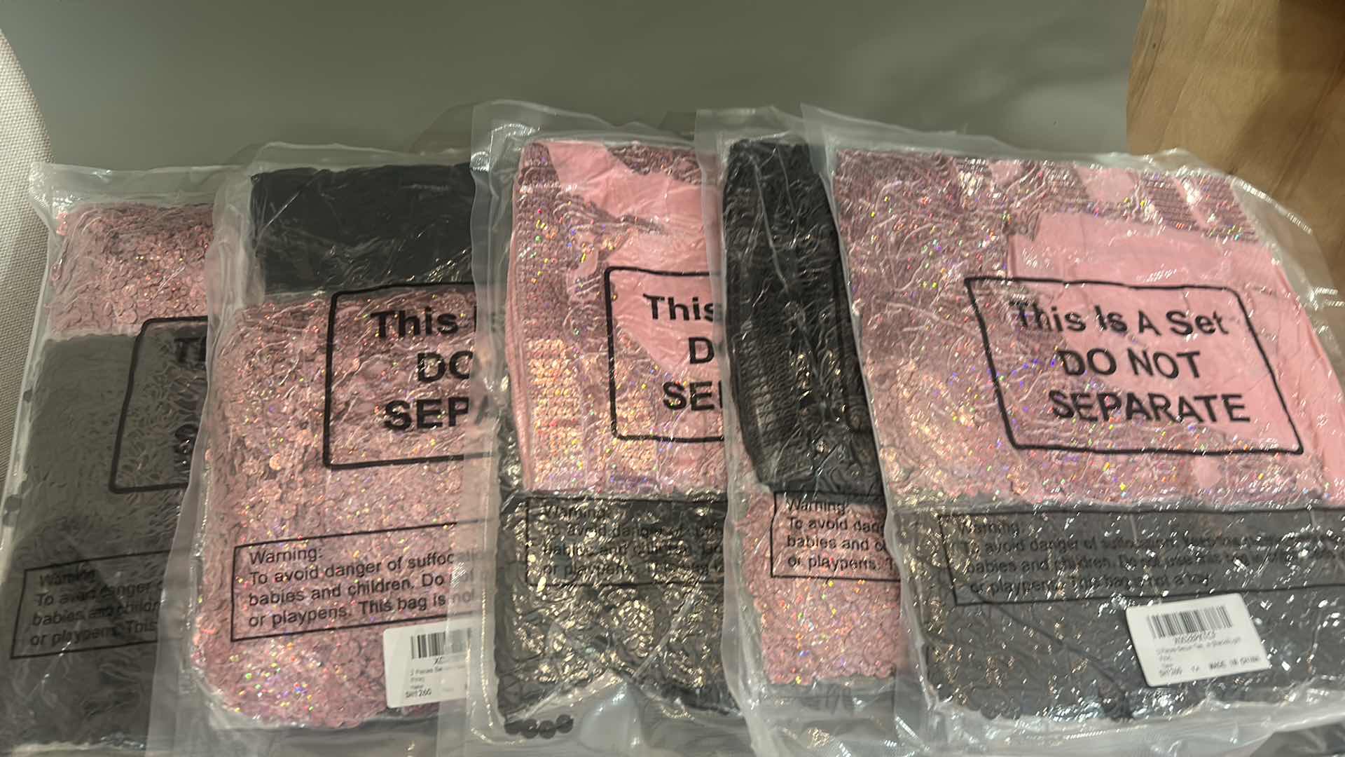 Photo 1 of 5 PACKS OF 2 NEW SYHOOD SEQUIN TASSEL HIP SKIRT / SCARVES