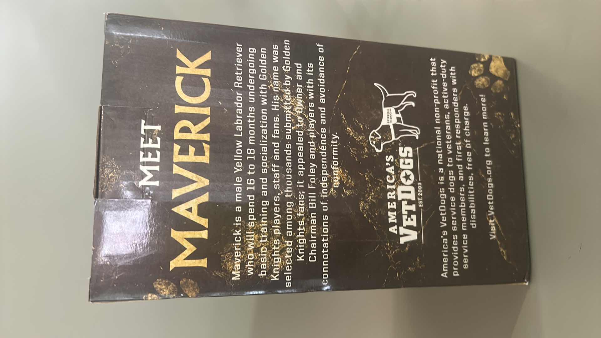 Photo 1 of NEW - LAS VEGAS GOLDEN KNIGHTS “MAVERICK”, #K9 TEAM DOG