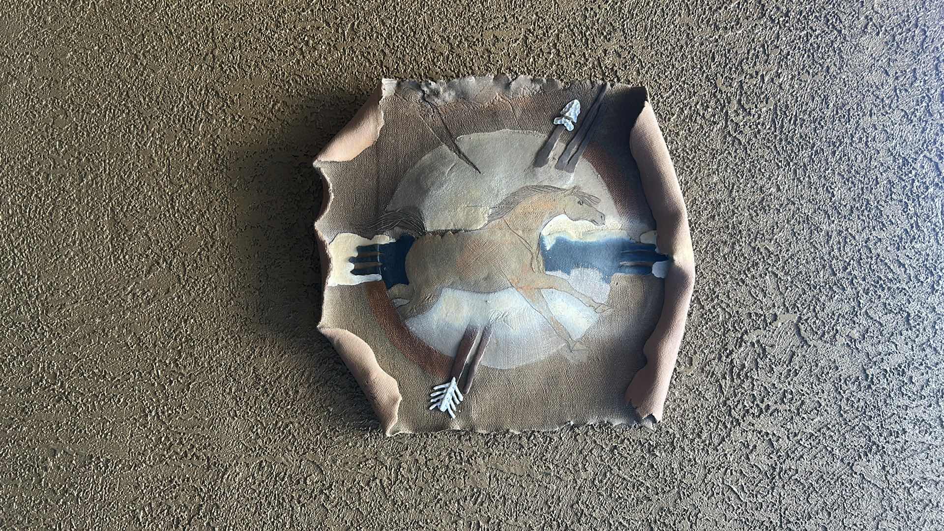 Photo 1 of NATIVE AMERICAN SIGNED POTTERY SCULPTURE ARTWORK 23” x 22”