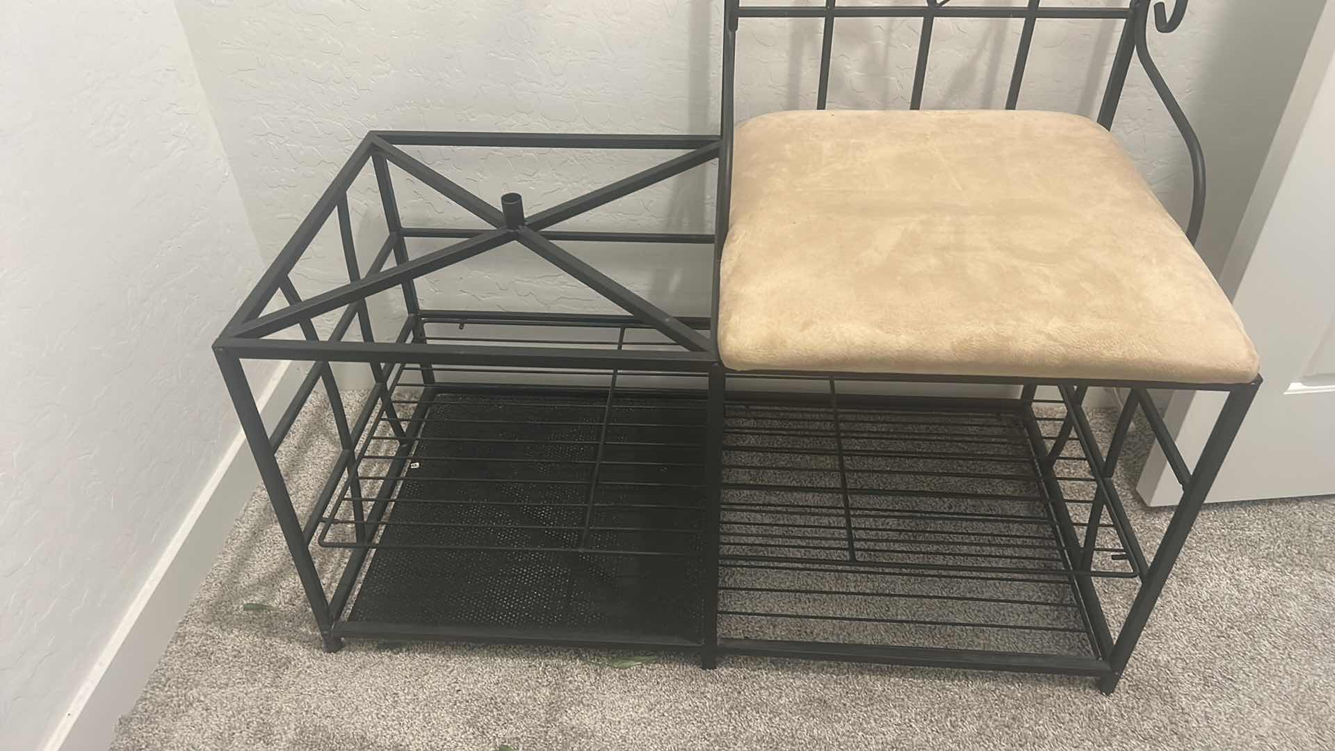 Photo 3 of METAL RACK WITH SEAT H 6’ 36” x 19”