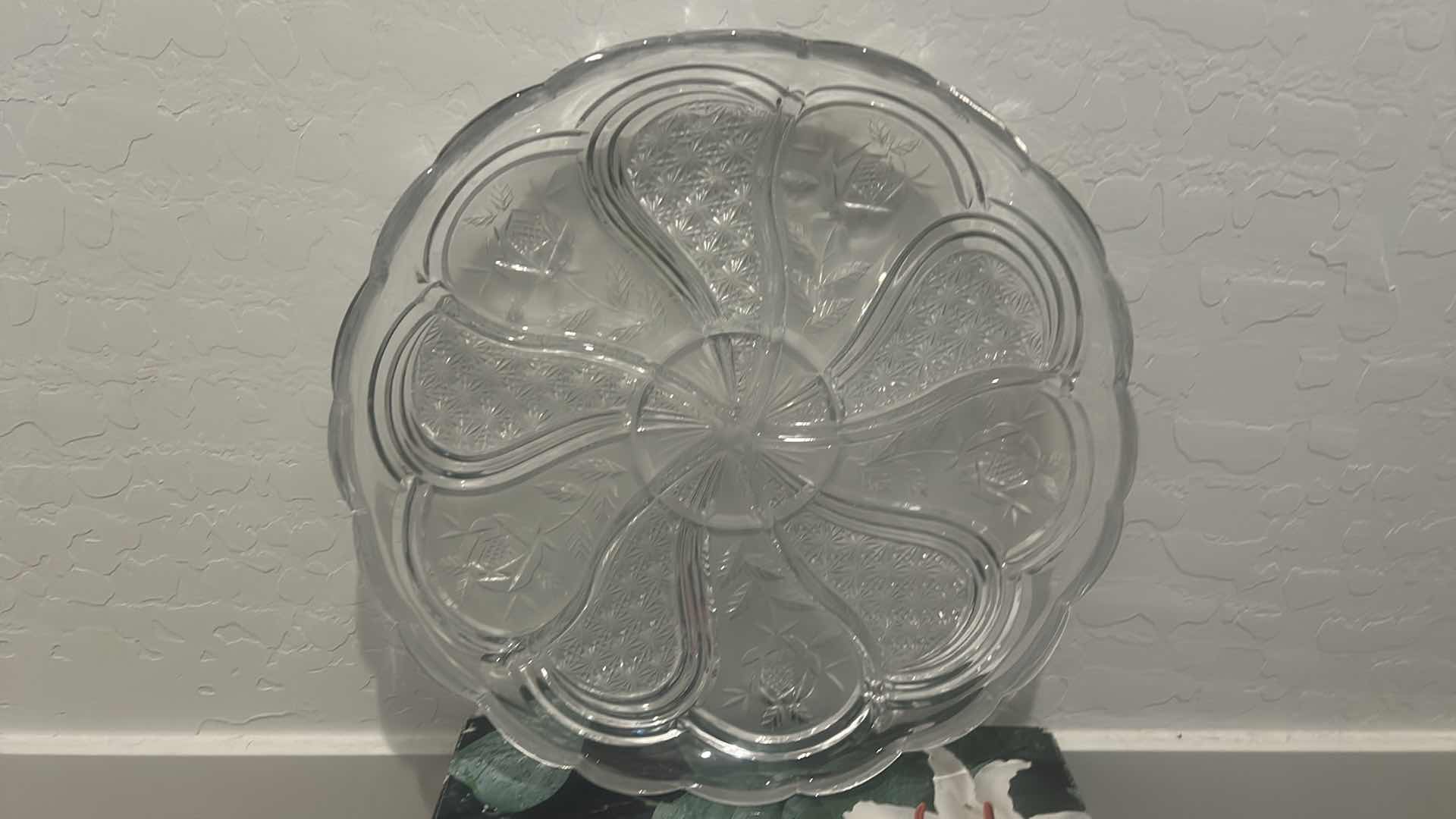 Photo 1 of CRYSTAL BOWL AND CRYSTAL SERVING PLATTER