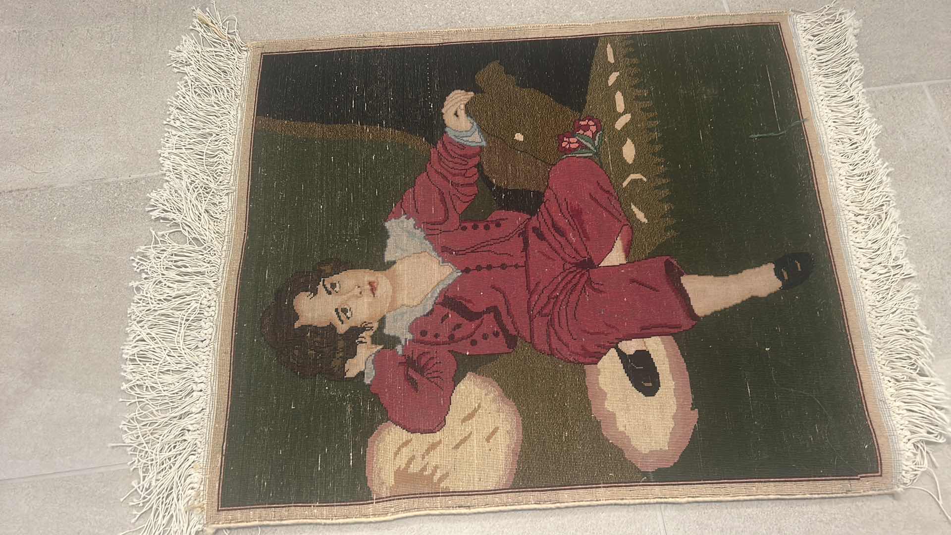 Photo 1 of 2 VINTAGE WALL TAPESTRIES ( LARGEST 21” x 32)