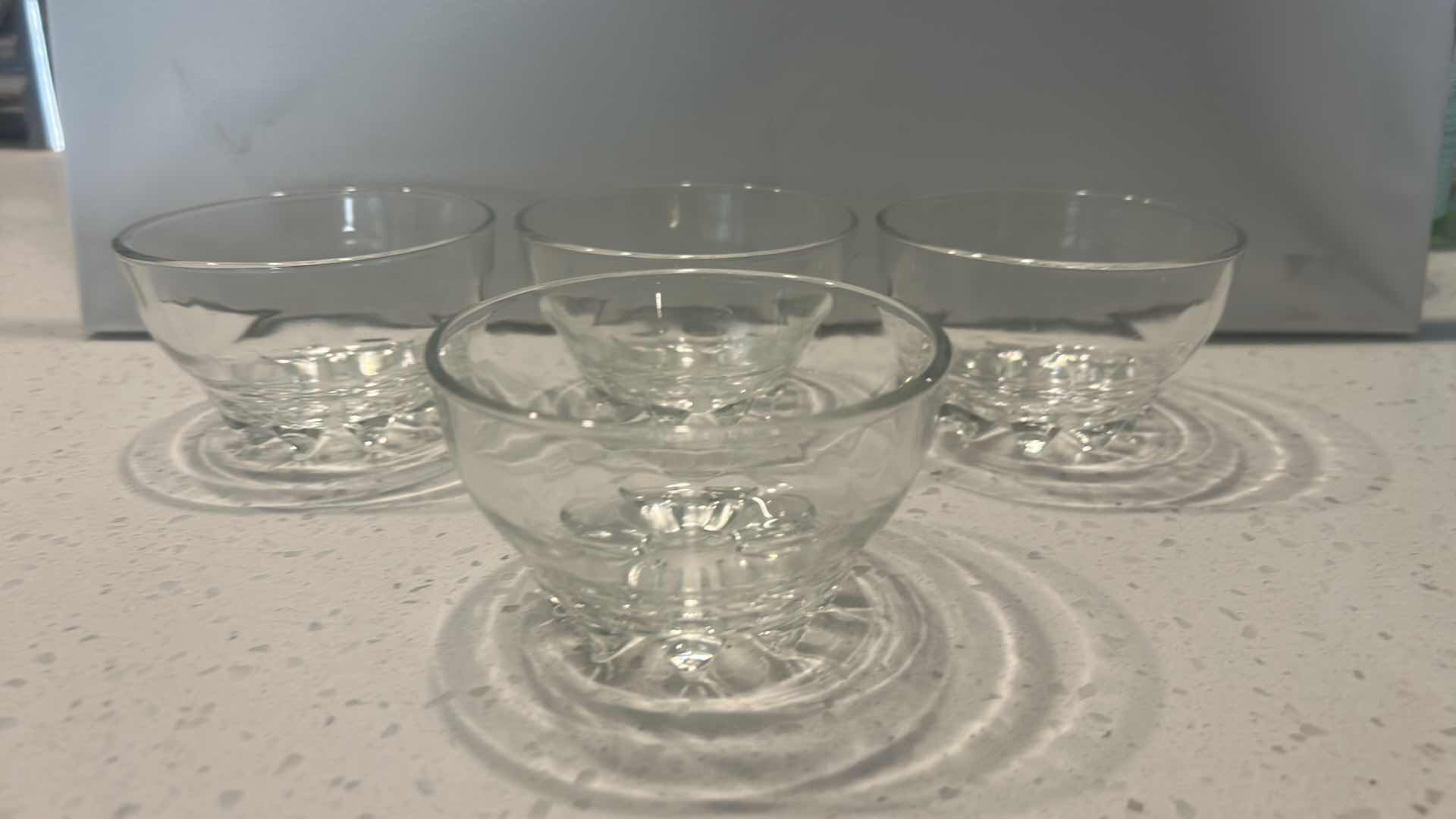 Photo 1 of 7 PC CRYSTAL BOWLS AND SMALL PITCHER