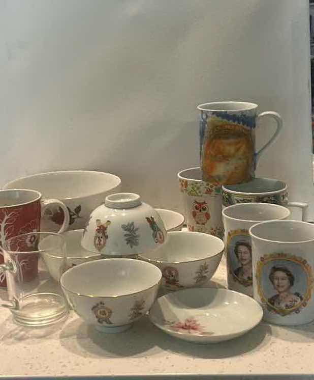 Photo 1 of PORCELAIN BOWLS, COFFEE MUGS AND MORE