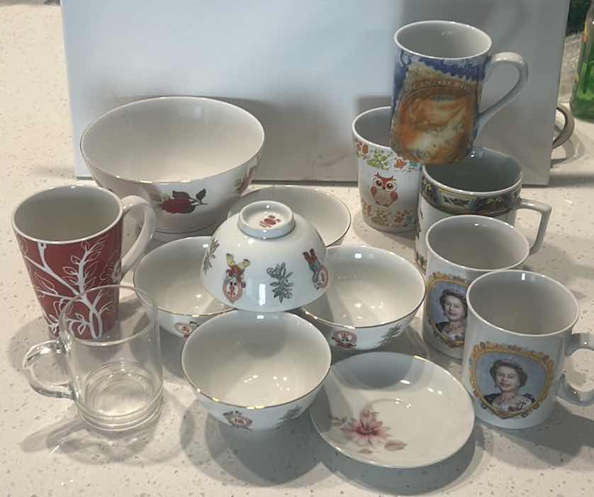 Photo 1 of PORCELAIN BOWLS, COFFEE MUGS AND MORE