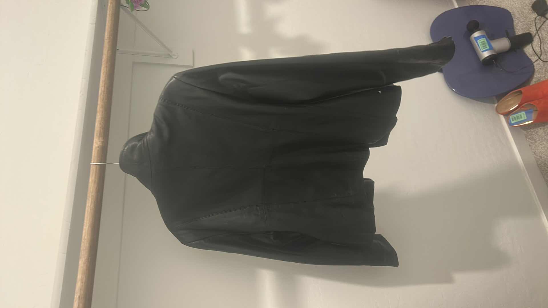 Photo 1 of WOMENS DOLCE AND GABBANA LAMBSKIN LEATHER JACKET SIZE XXL