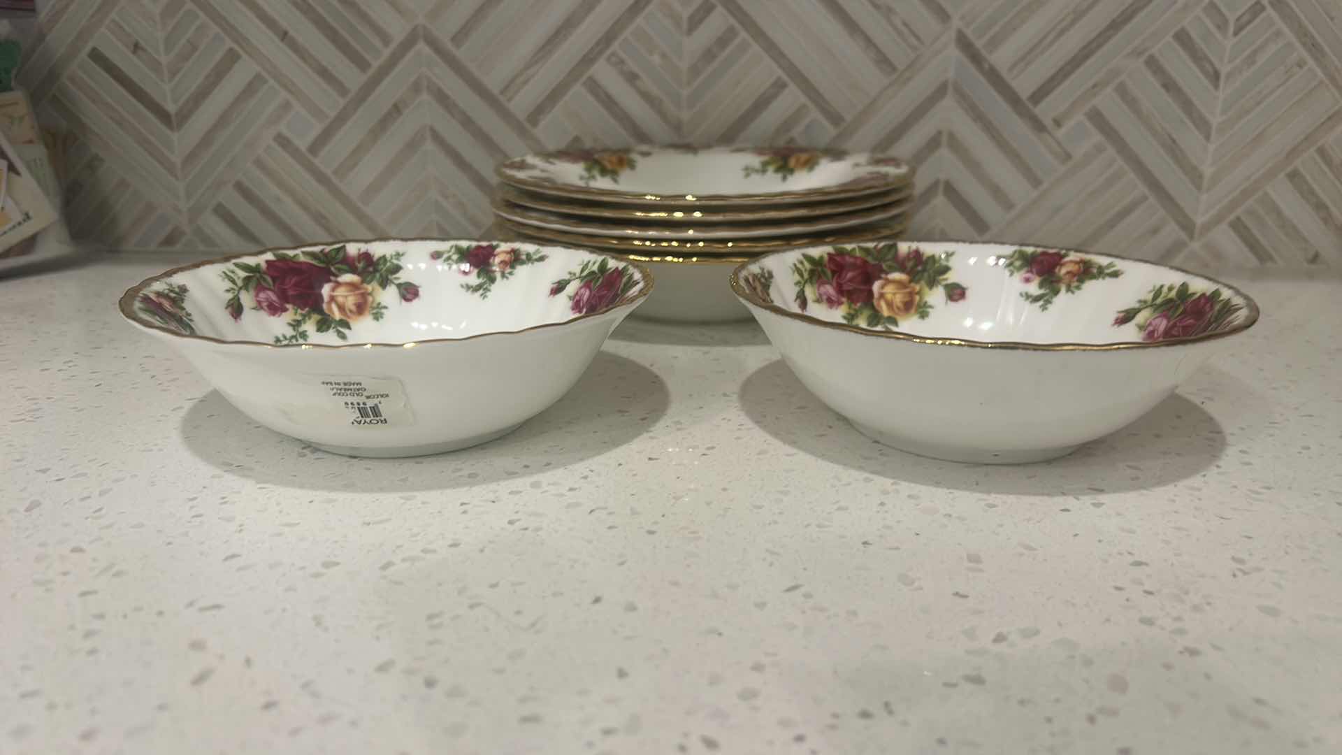 Photo 1 of 7 PIECE BONE CHINA - OLD COUNTRY ROSES ROYAL ALBERT