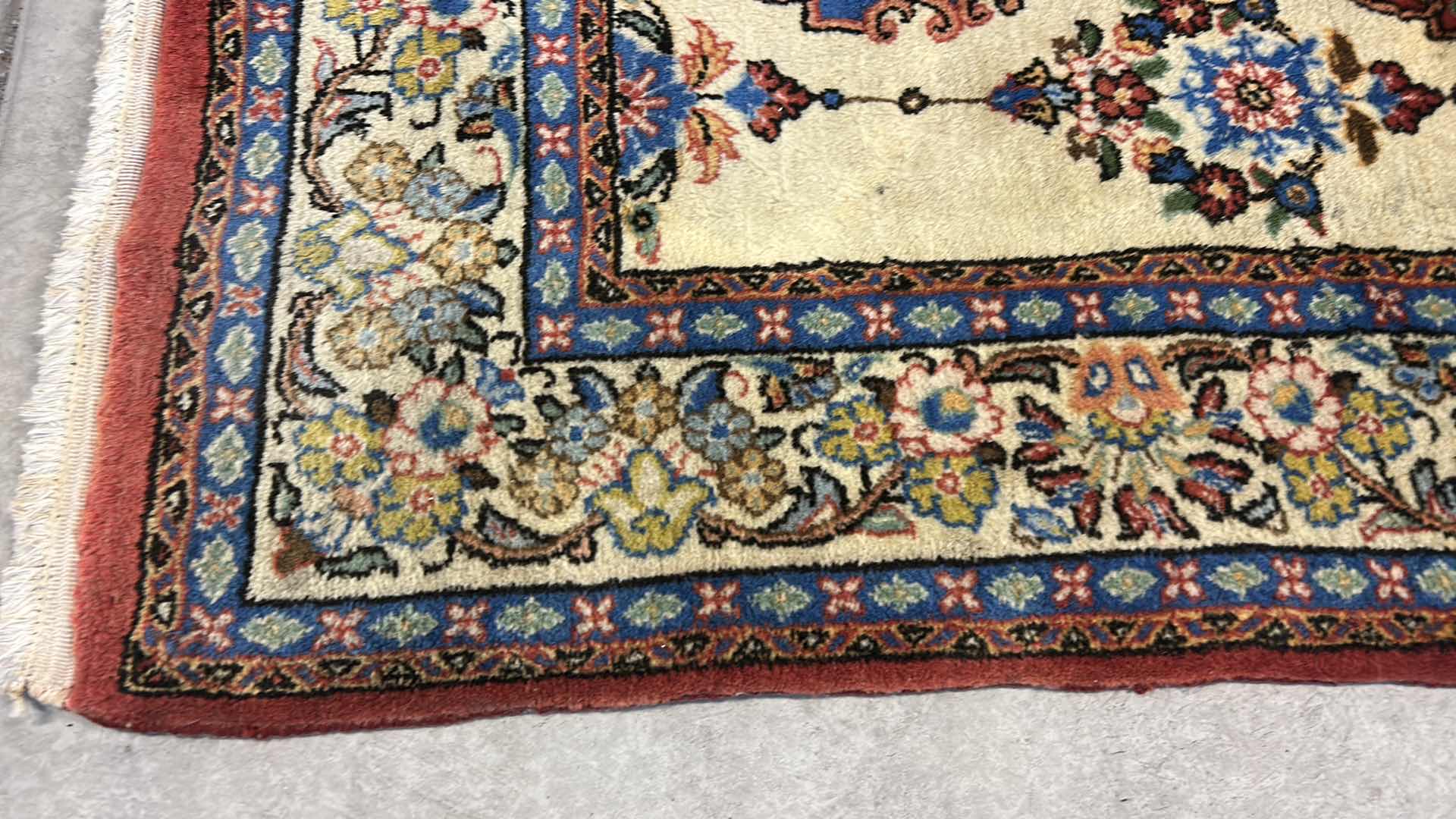 Photo 3 of WOOL PERSIAN AREA RUG 59” x 70”