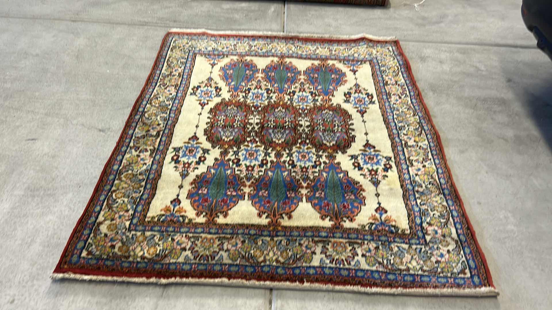 Photo 4 of WOOL PERSIAN AREA RUG 59” x 70”