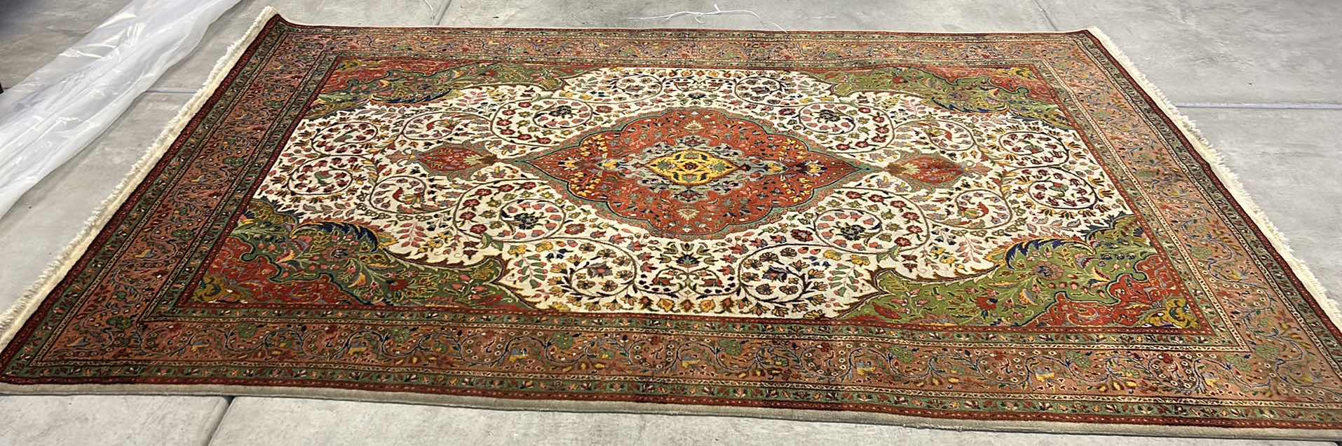 Photo 1 of WOOL PERSIAN AREA RUG 10.5” x 6.5”