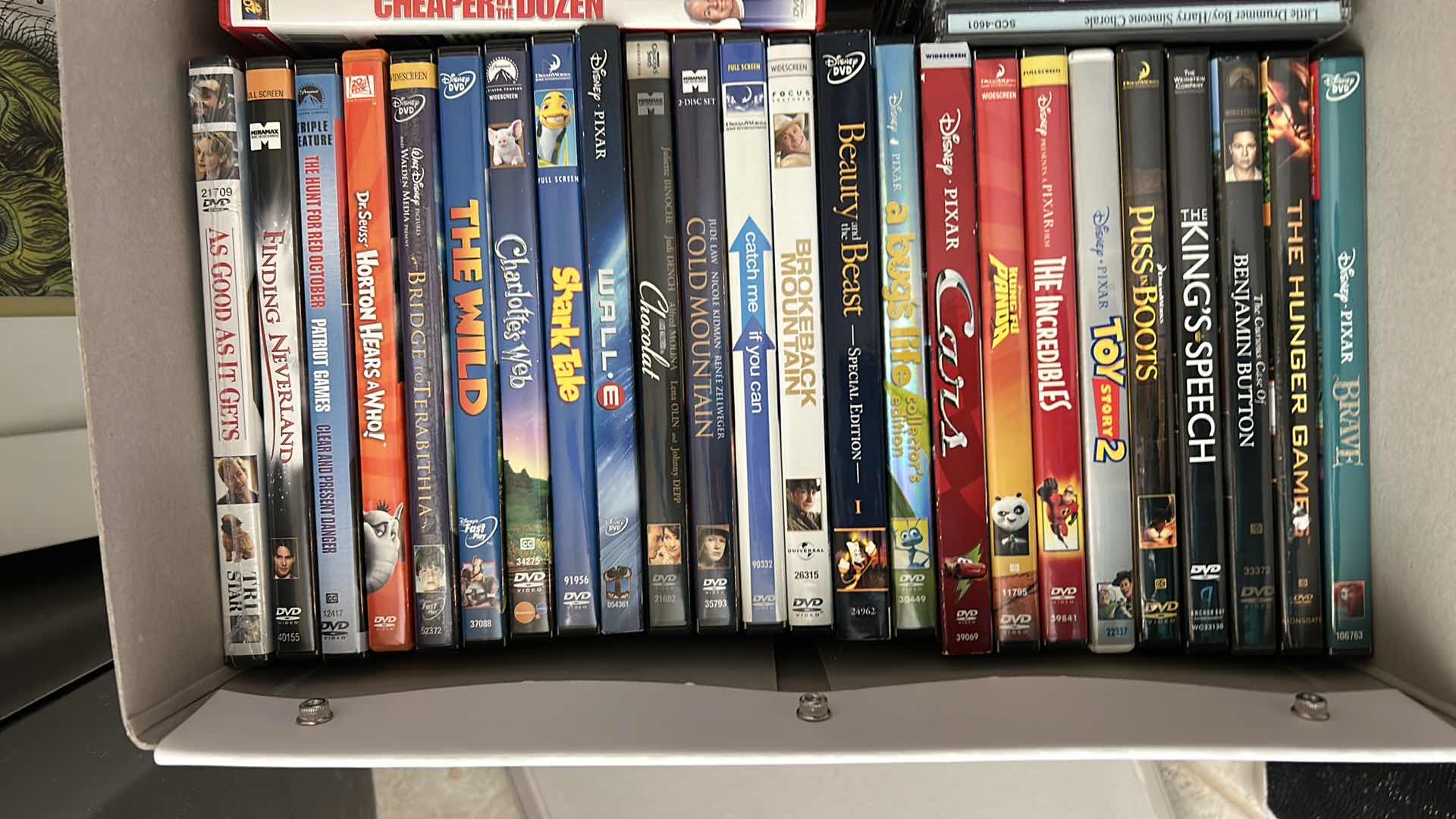 Photo 1 of BOX OF DVD’s & CD’s