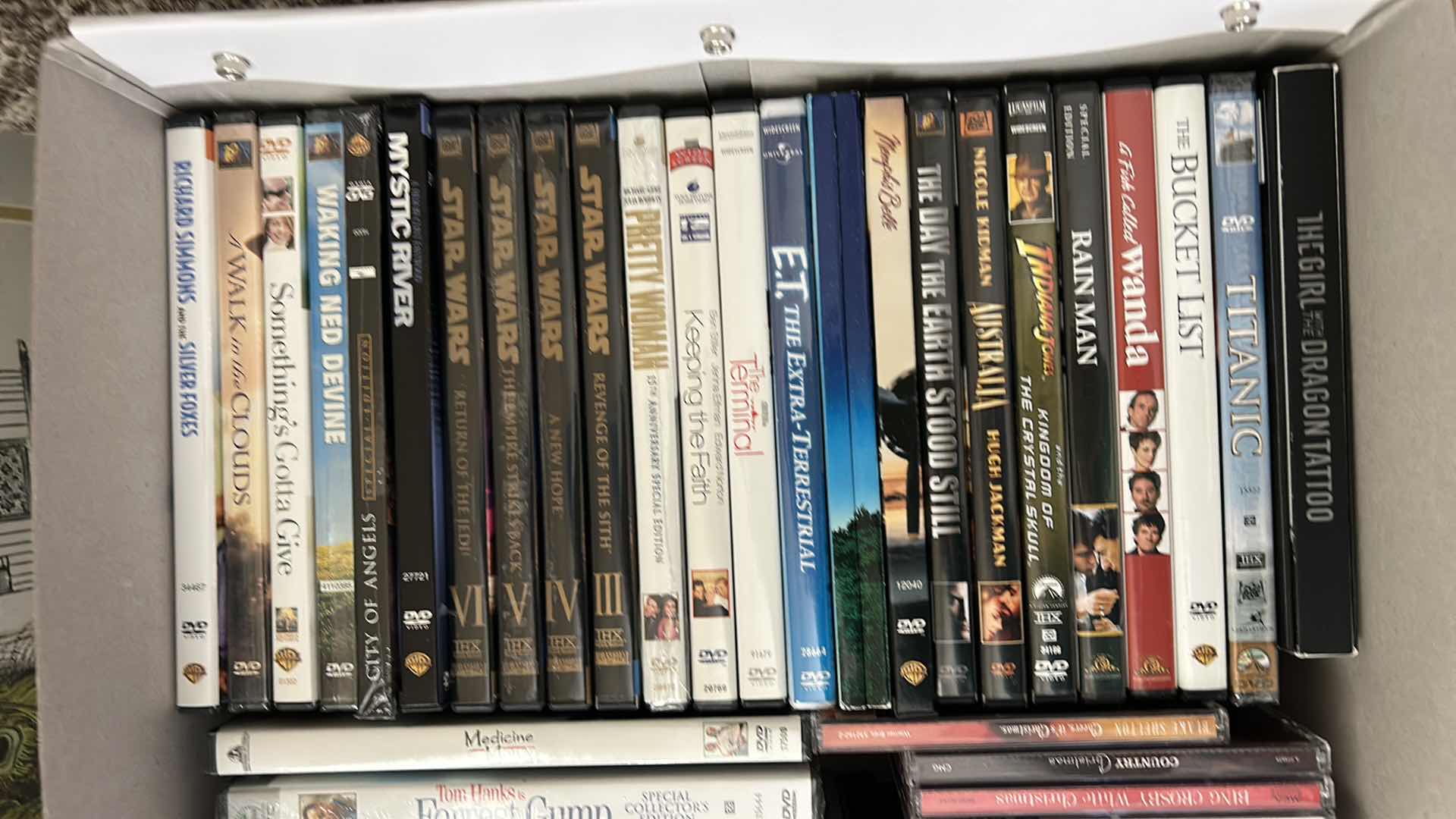 Photo 3 of BOX OF DVD’s & CD’s