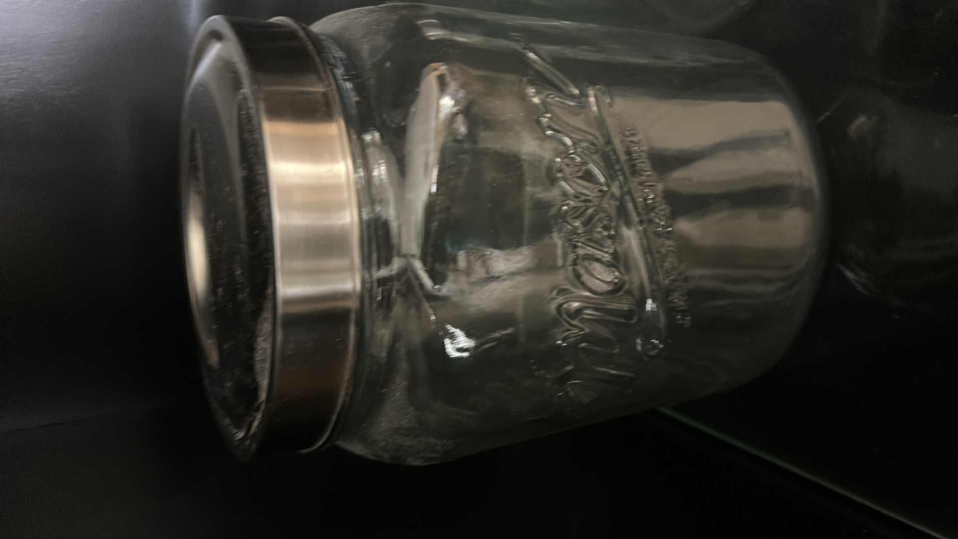 Photo 2 of CANISTER SET- 3 LARGE MASON JARS (LARGEST H9.25”