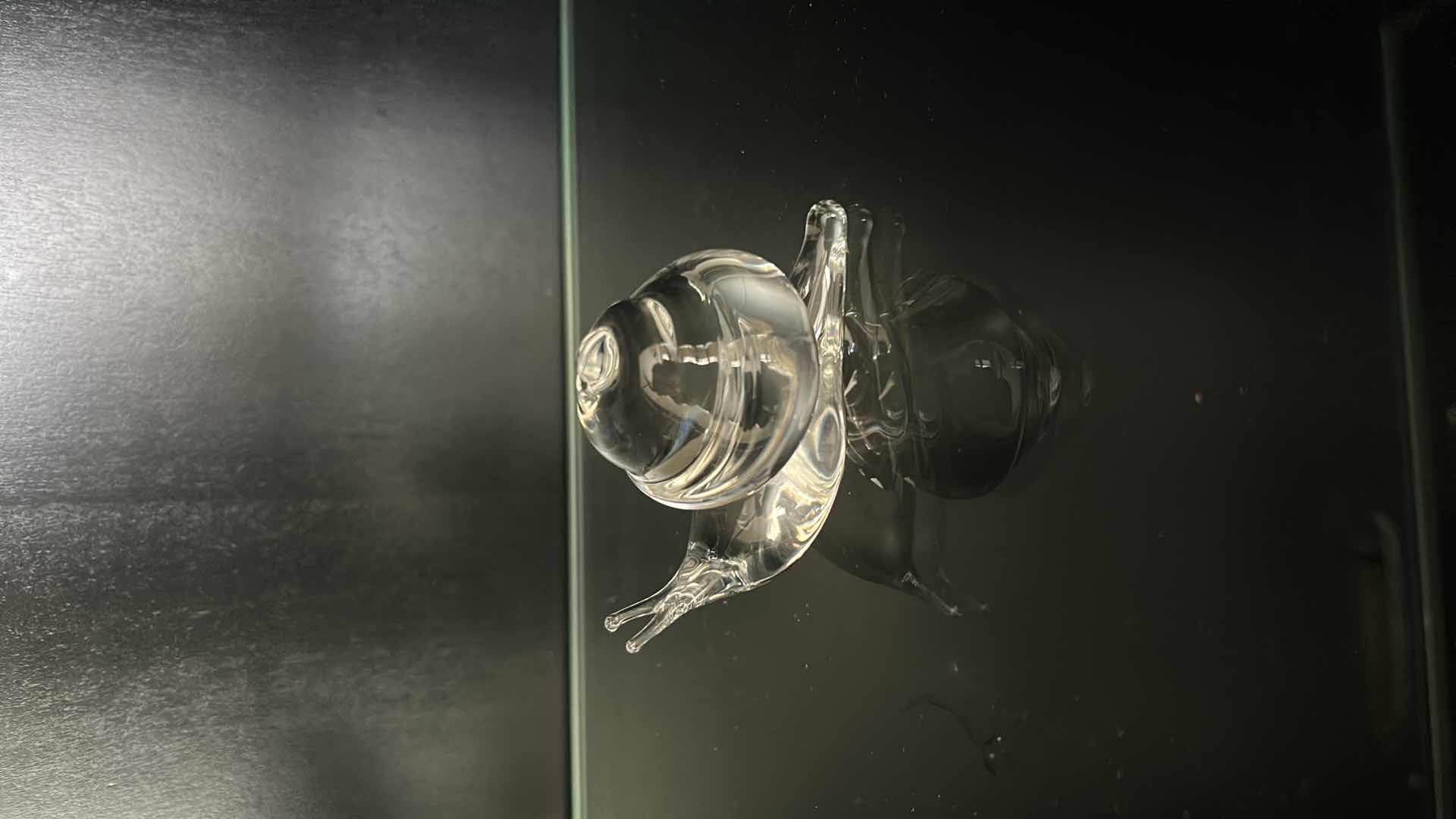 Photo 4 of 2 ART GLASS PIECES (SNAIL H2.5”)