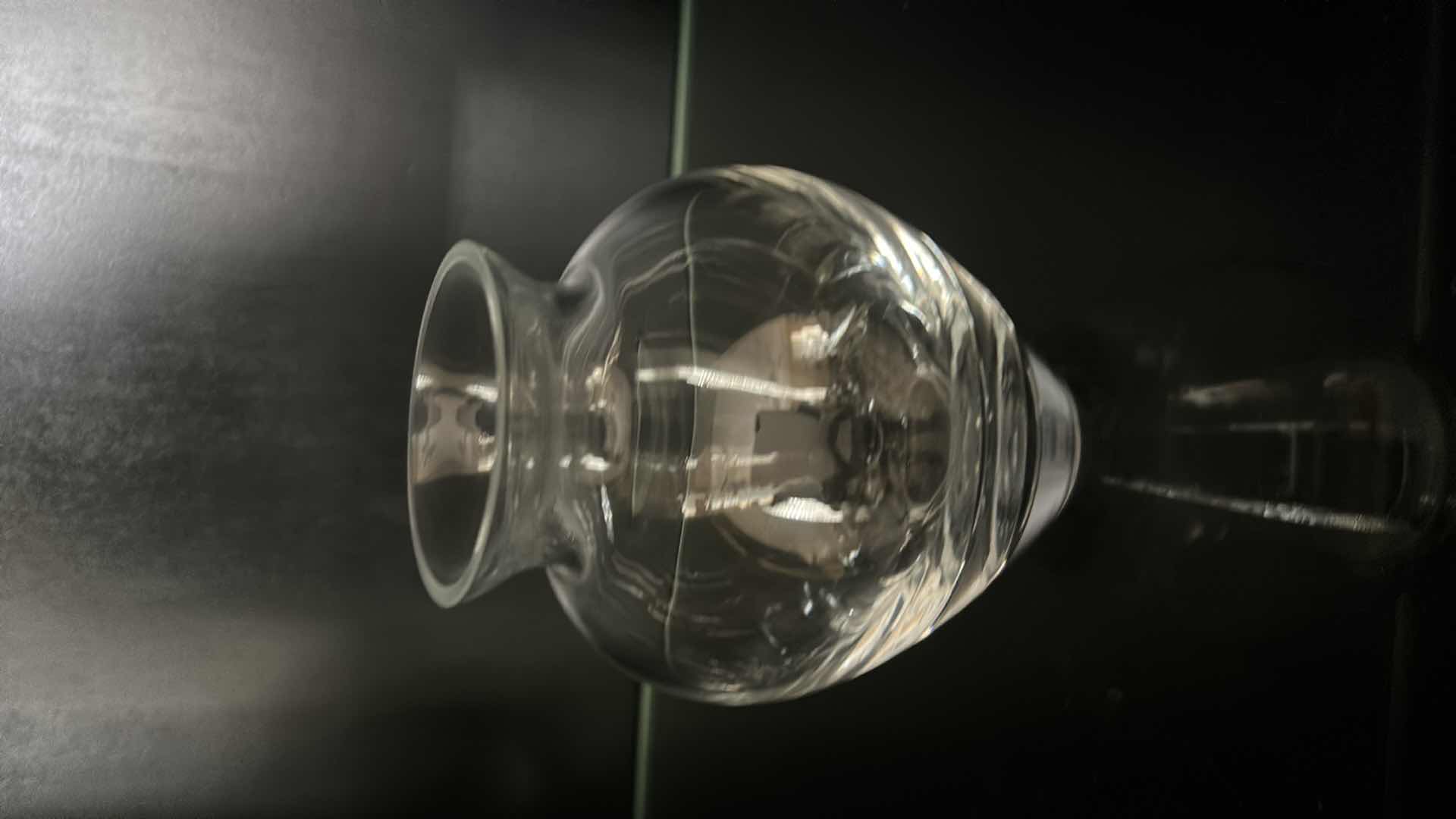 Photo 1 of 2 SMALL GLASS VASES H4.5”