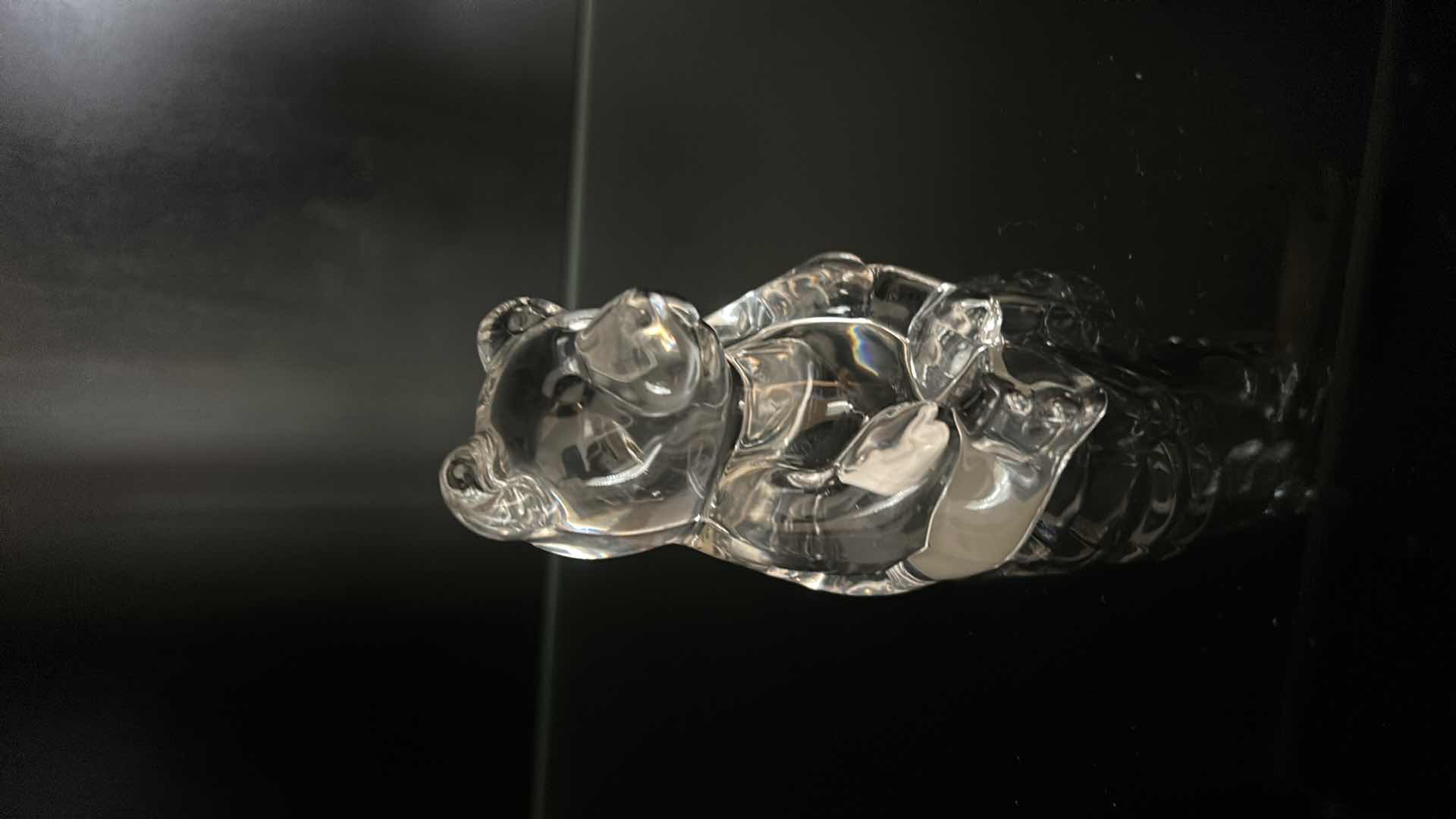 Photo 1 of 25% LEAD CRYSTAL BEAR H4”