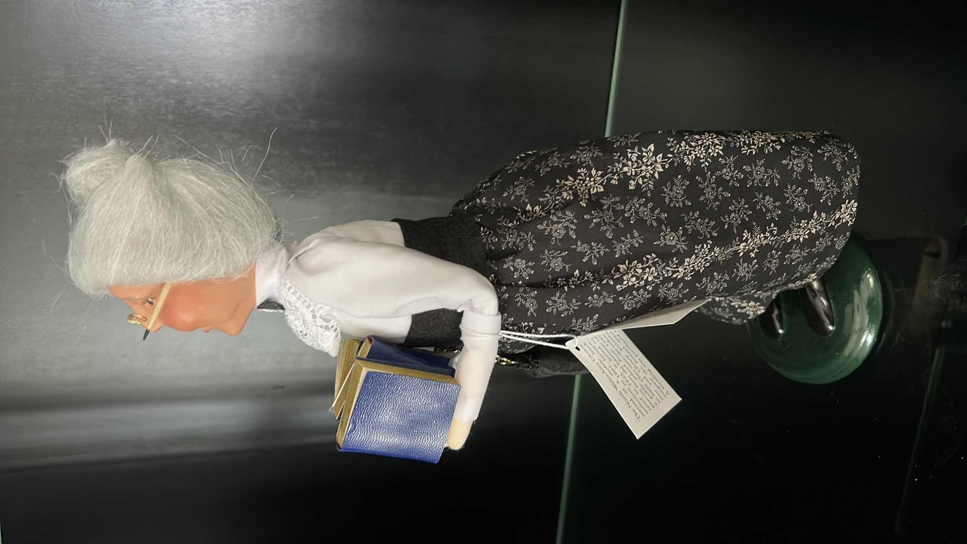 Photo 1 of BYERS CHOICE “THE LIBRARIAN” FIGURINE H13”