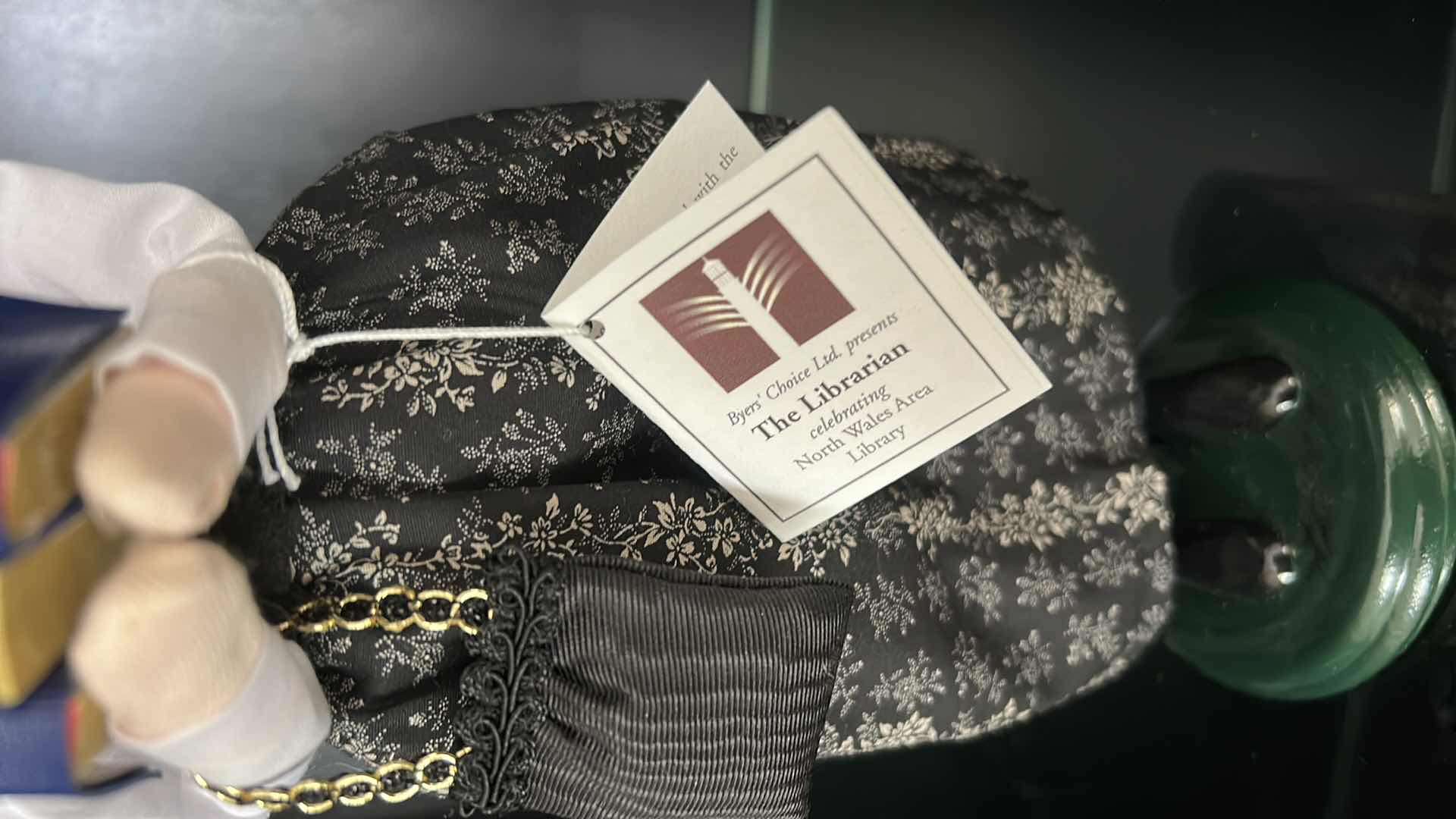 Photo 5 of BYERS CHOICE “THE LIBRARIAN” FIGURINE H13”