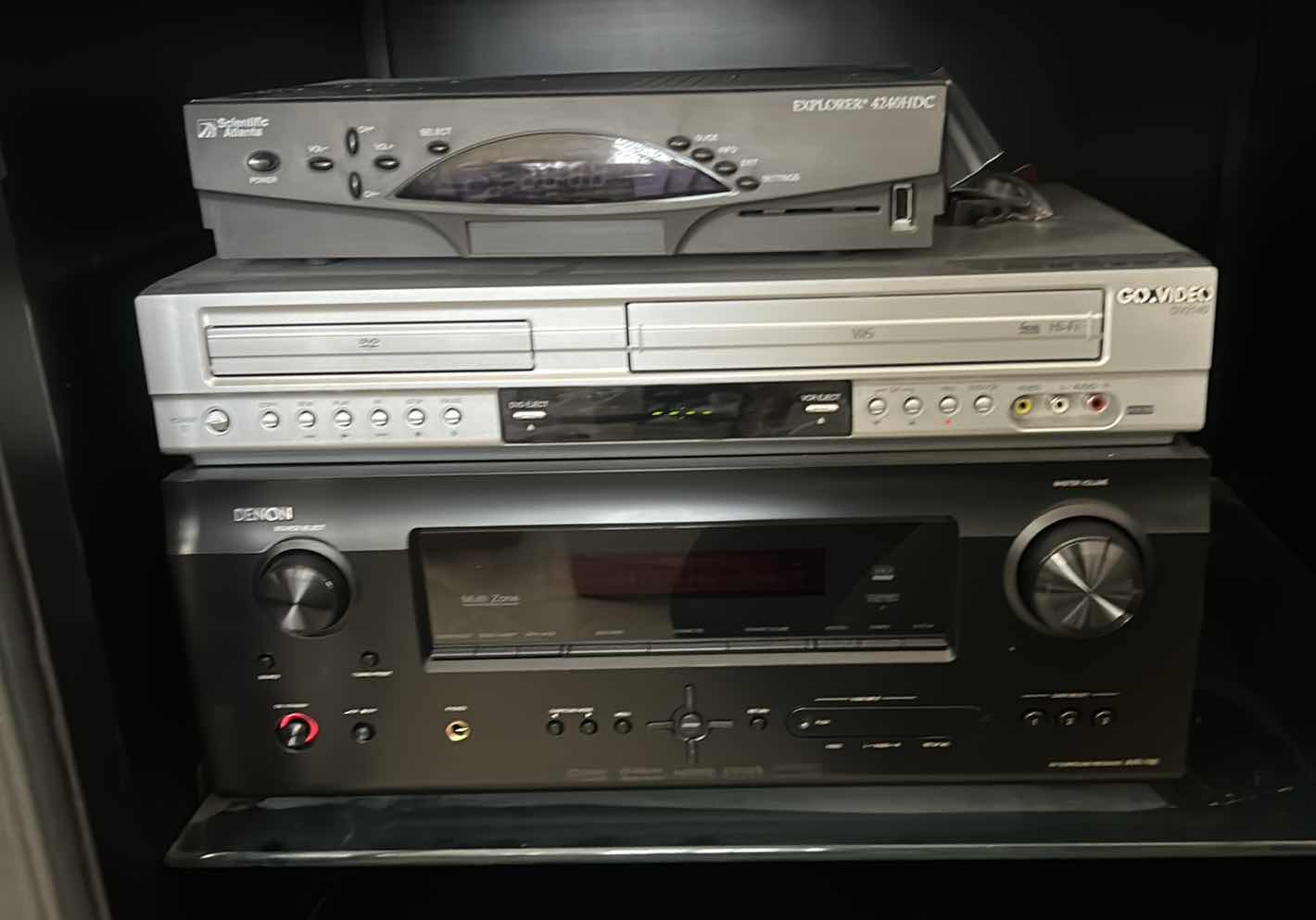 Photo 1 of ELECTRONICS- DENON, GO VIDEO AND EXPLORER