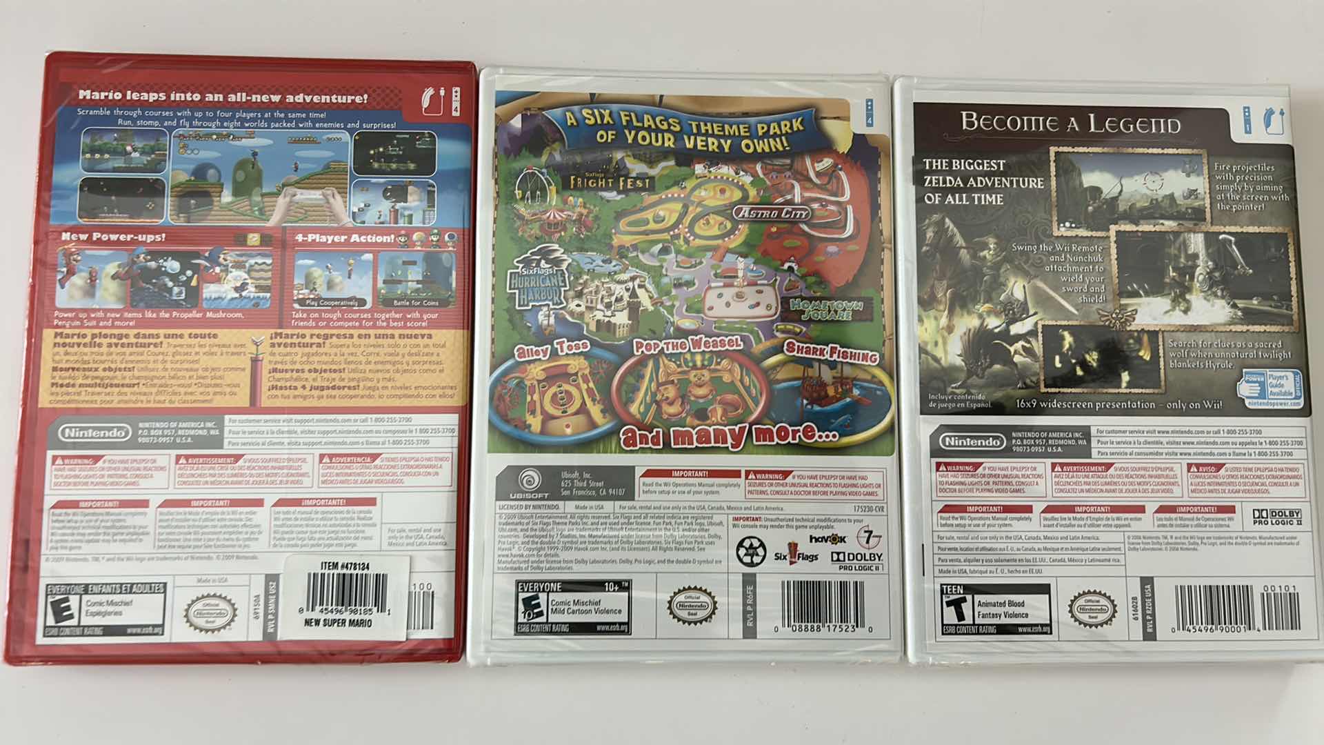 Photo 1 of 3 NEW SEALED Wii GAMES