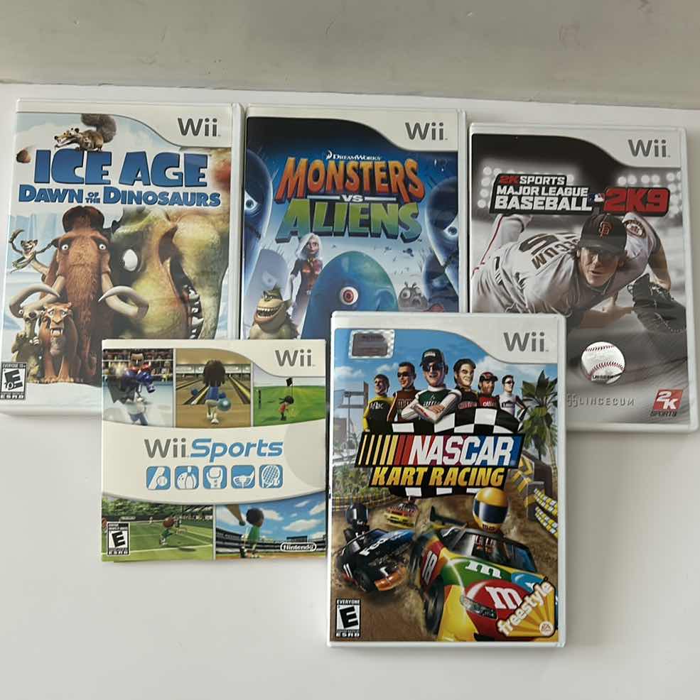 Photo 1 of 5  Wii GAMES