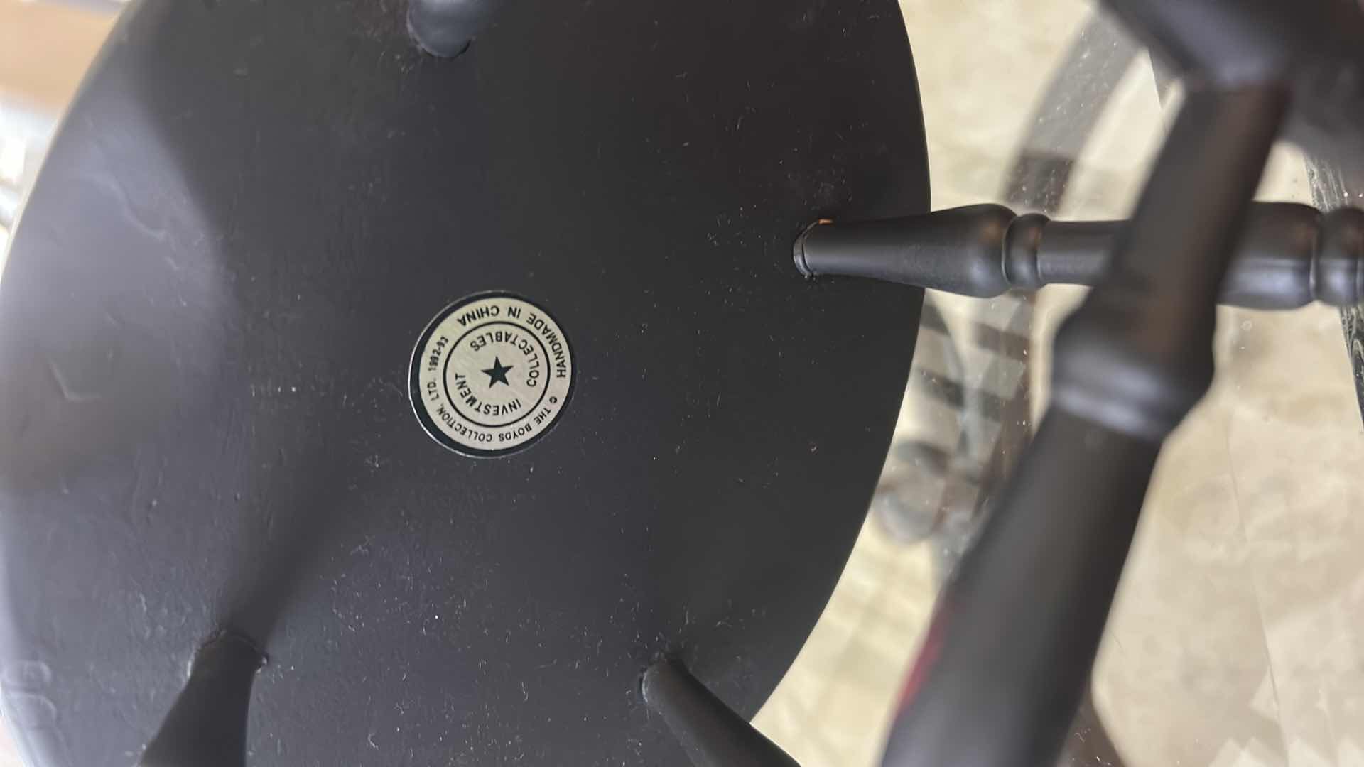 Photo 6 of 2 BOYDS BEARS AND 2 BOYDS CHAIRS H14.5”