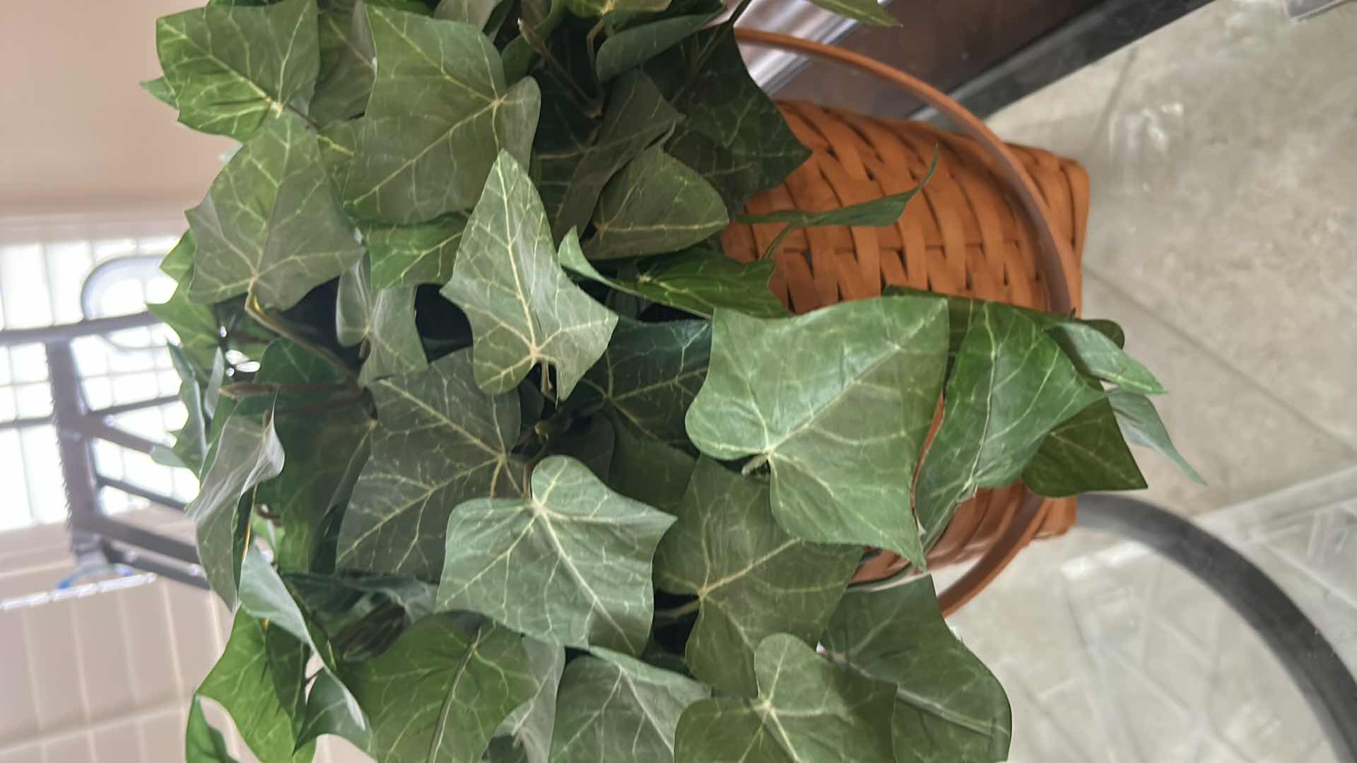 Photo 4 of 3 WOVEN BASKETS AND FAUX GREENERY (TALLEST 2’)