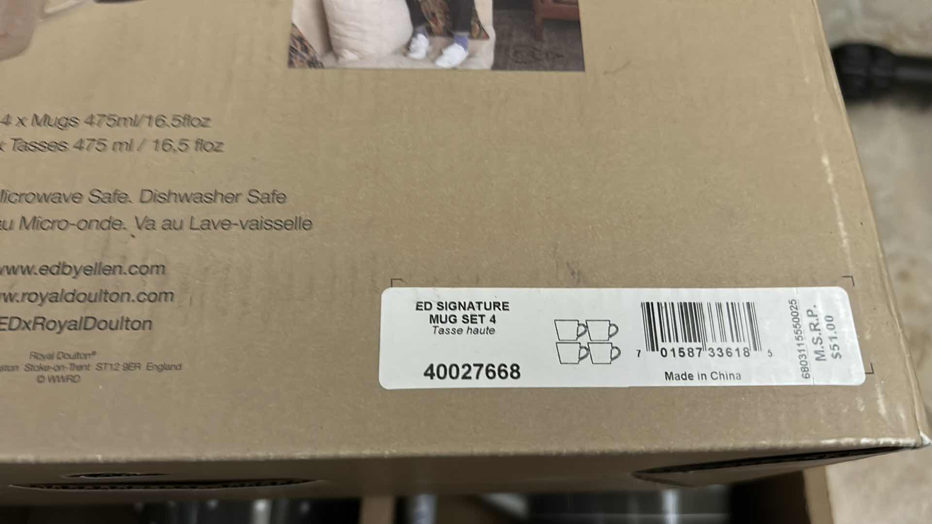 Photo 3 of 4 NEW IN BOX COFFEE MUGS $51