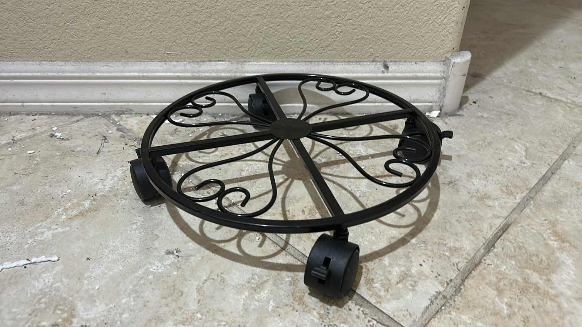 Photo 3 of 2 NEW ROLLING PLANTER CARTS 12”