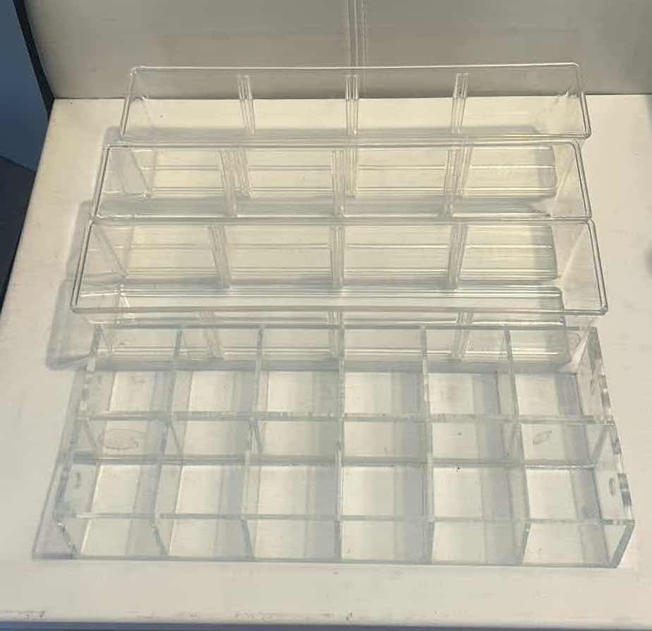Photo 1 of 5 ACRYLIC ORGANIZERS LARGEST 12 1/2” x 2 1/2”