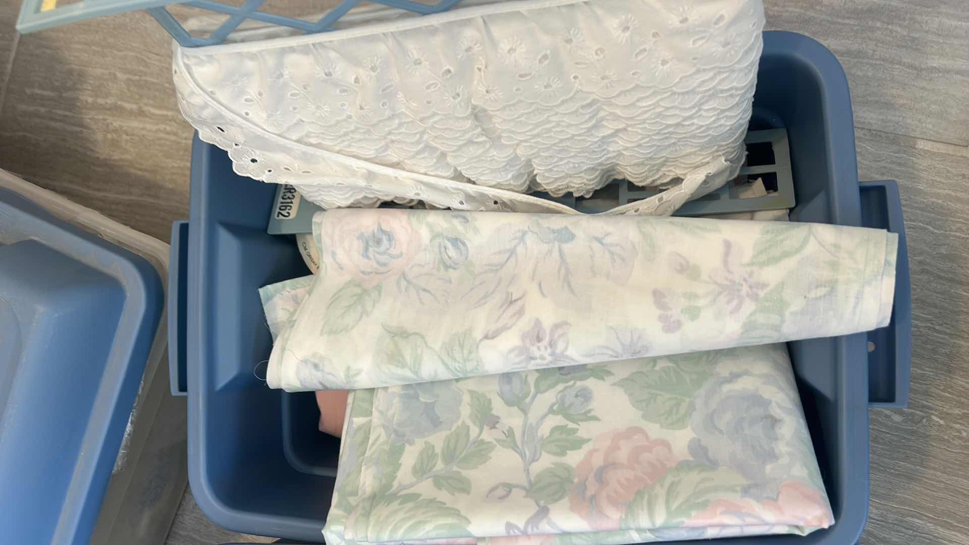 Photo 2 of 3 TOTES OF FABRIC AND LACE