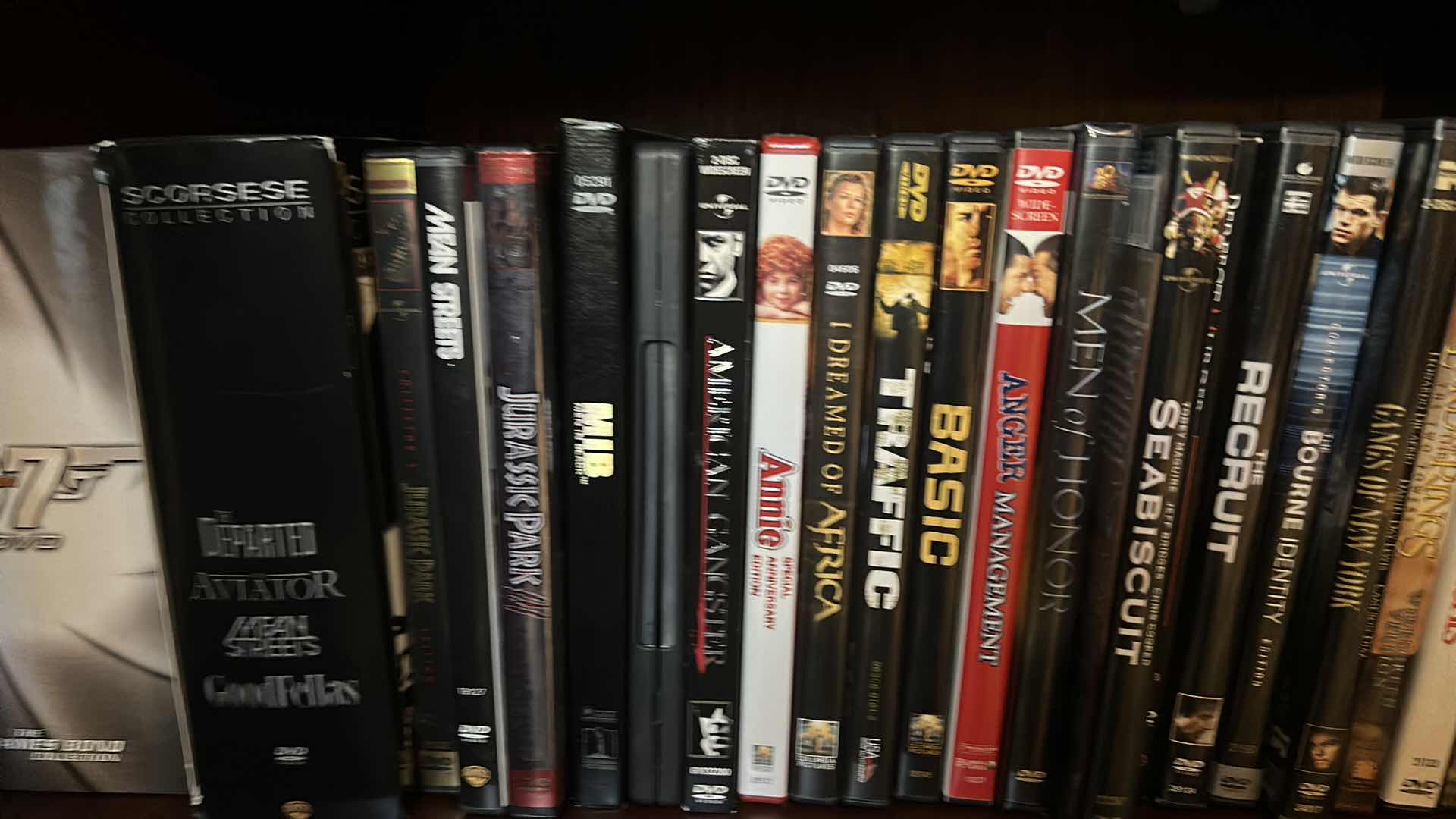 Photo 1 of CONTENTS OF SHELF-DVD'S-VARIOUS TITLES & ARTIST