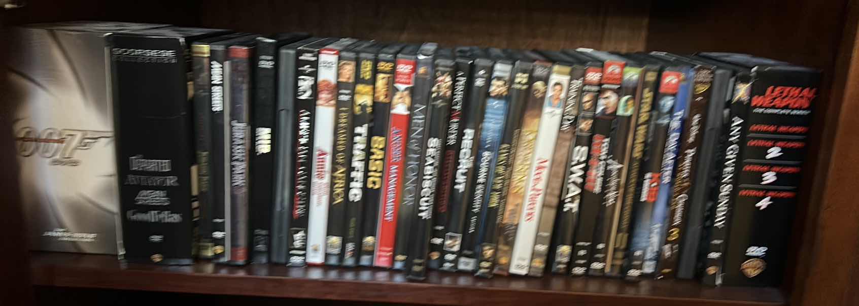 Photo 1 of CONTENTS OF SHELF-DVD'S-VARIOUS TITLES & ARTIST