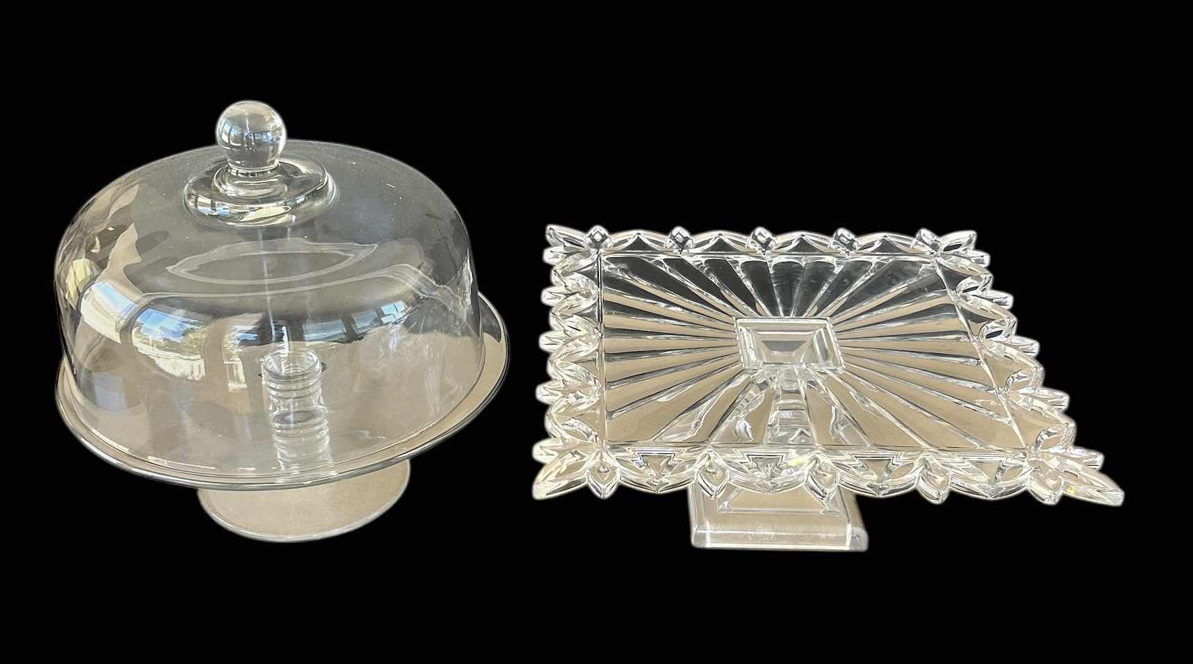 Photo 1 of 2 GLASS CAKE STANDS