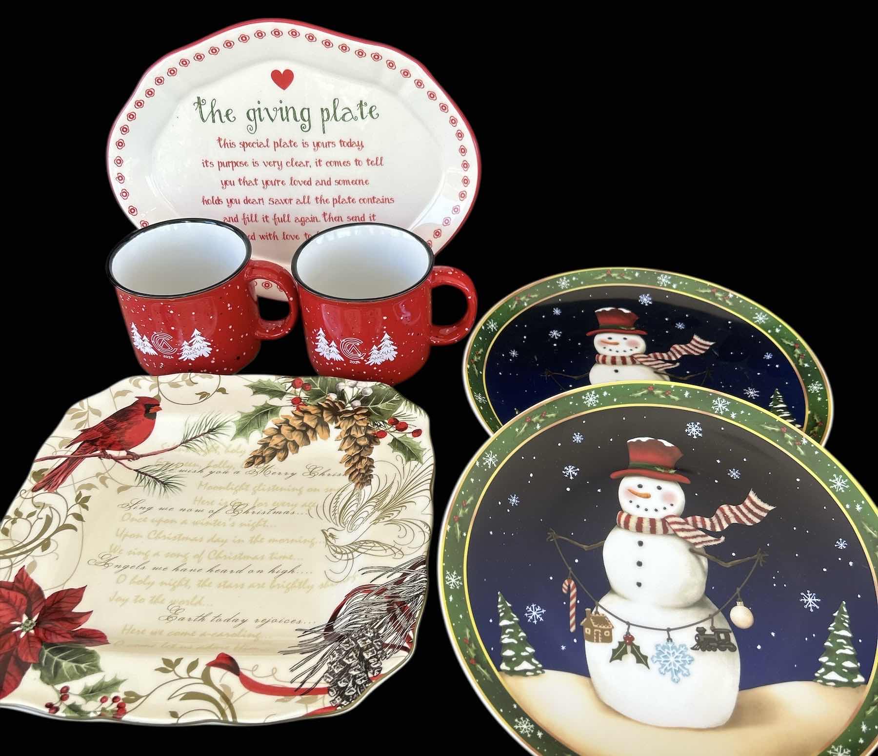 Photo 1 of CHRISTMAS HOLIDAY PLATES & MUGS