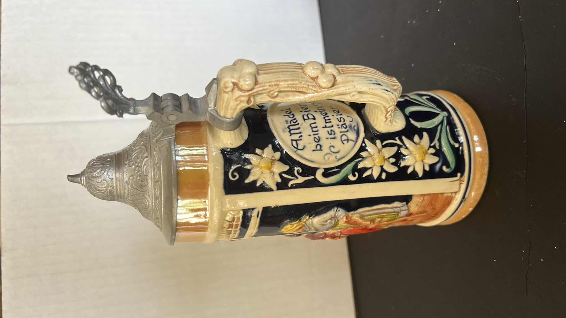 Photo 1 of GERMAN BEER STEIN H9.5”