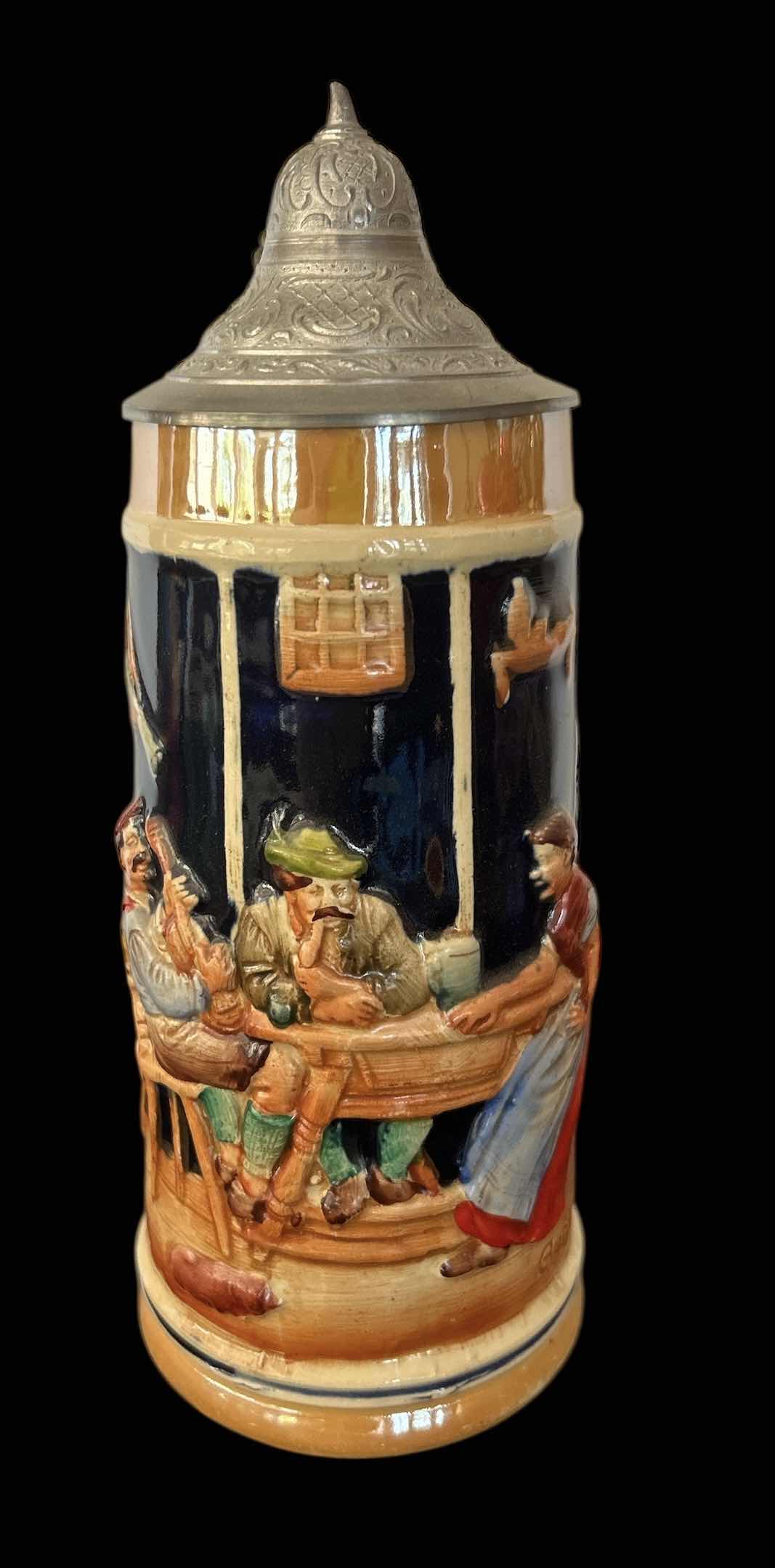 Photo 1 of GERMAN BEER STEIN H9.5”