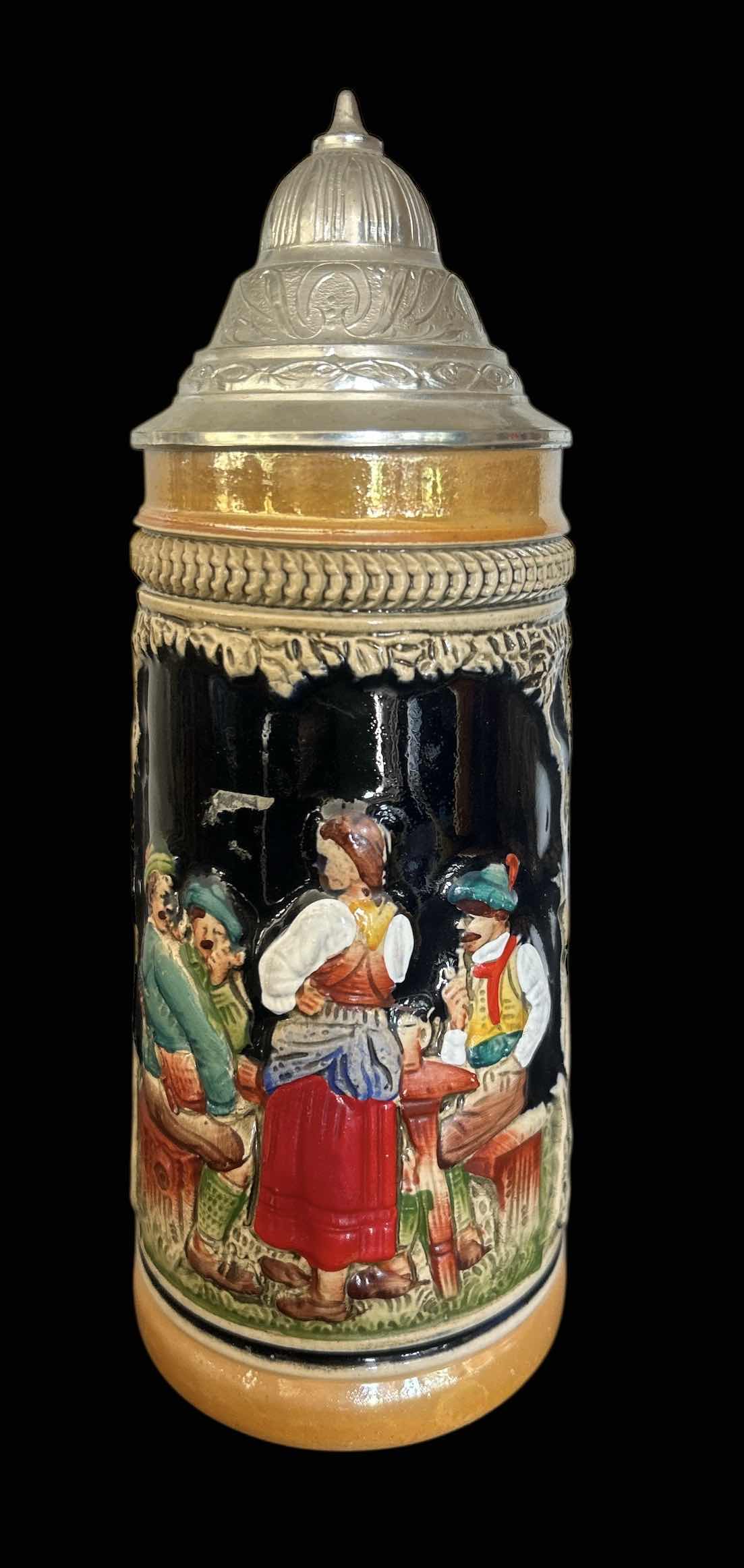 Photo 1 of GERMAN BEER STEIN H9.5”
