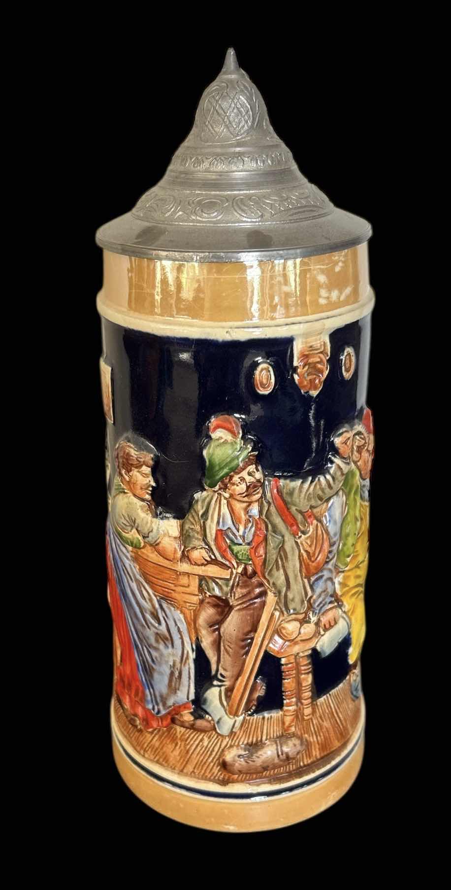 Photo 1 of GERMAN BEER STEIN H9.5”