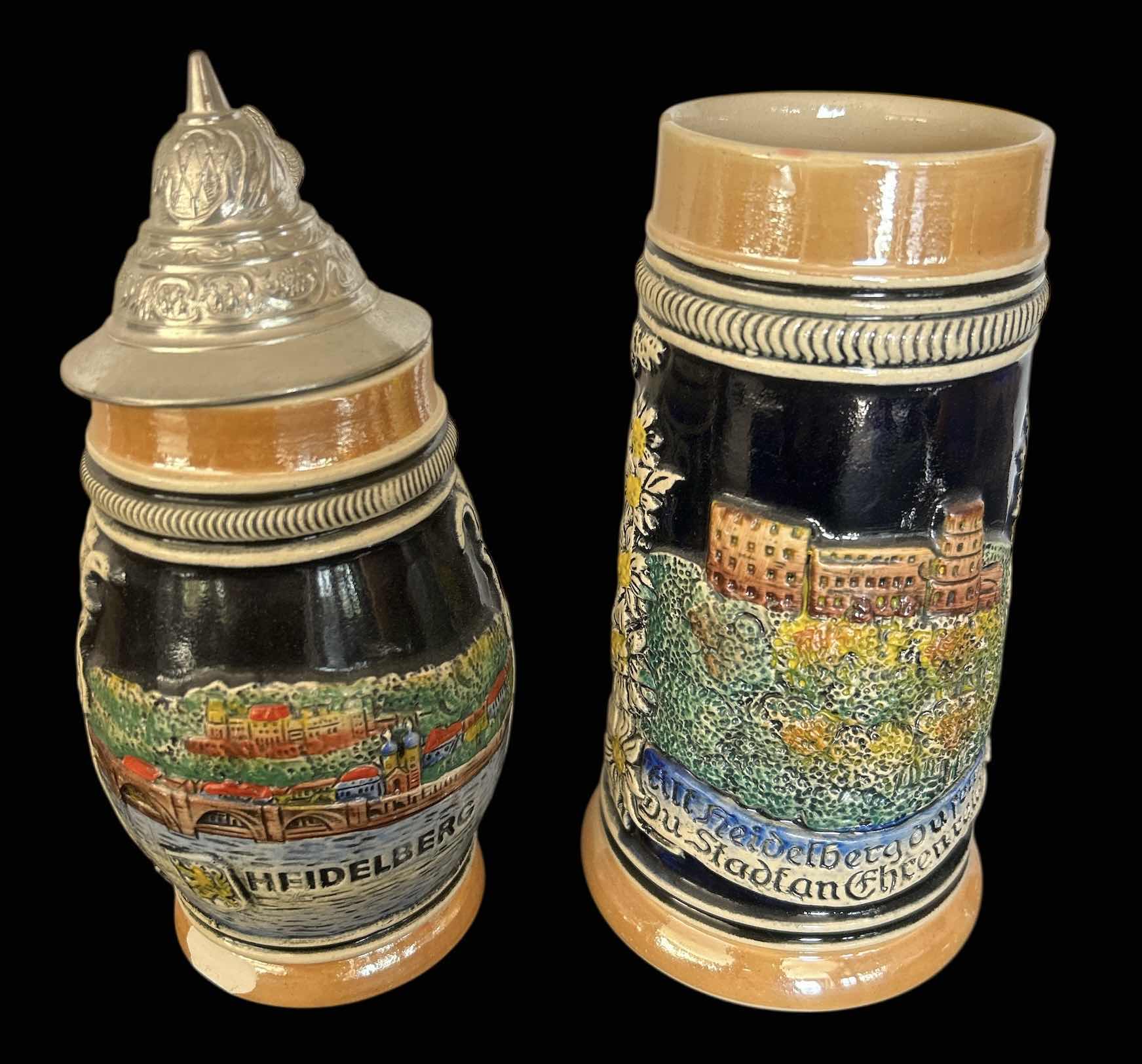 Photo 1 of 2- GERMAN BEER STEINS