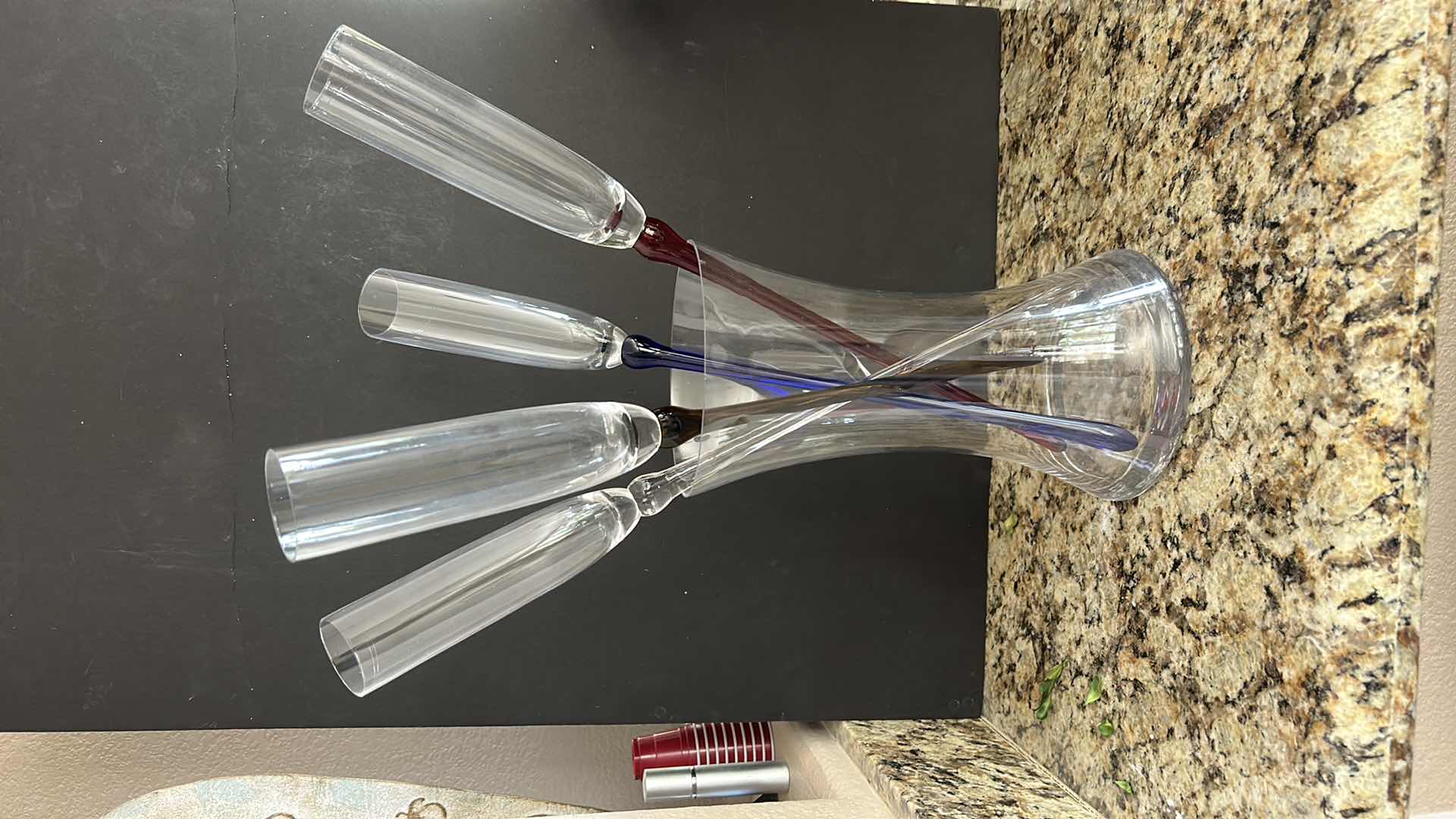 Photo 1 of CHAMPAGNE FLUTES IN ICE BUCKET H17.5”