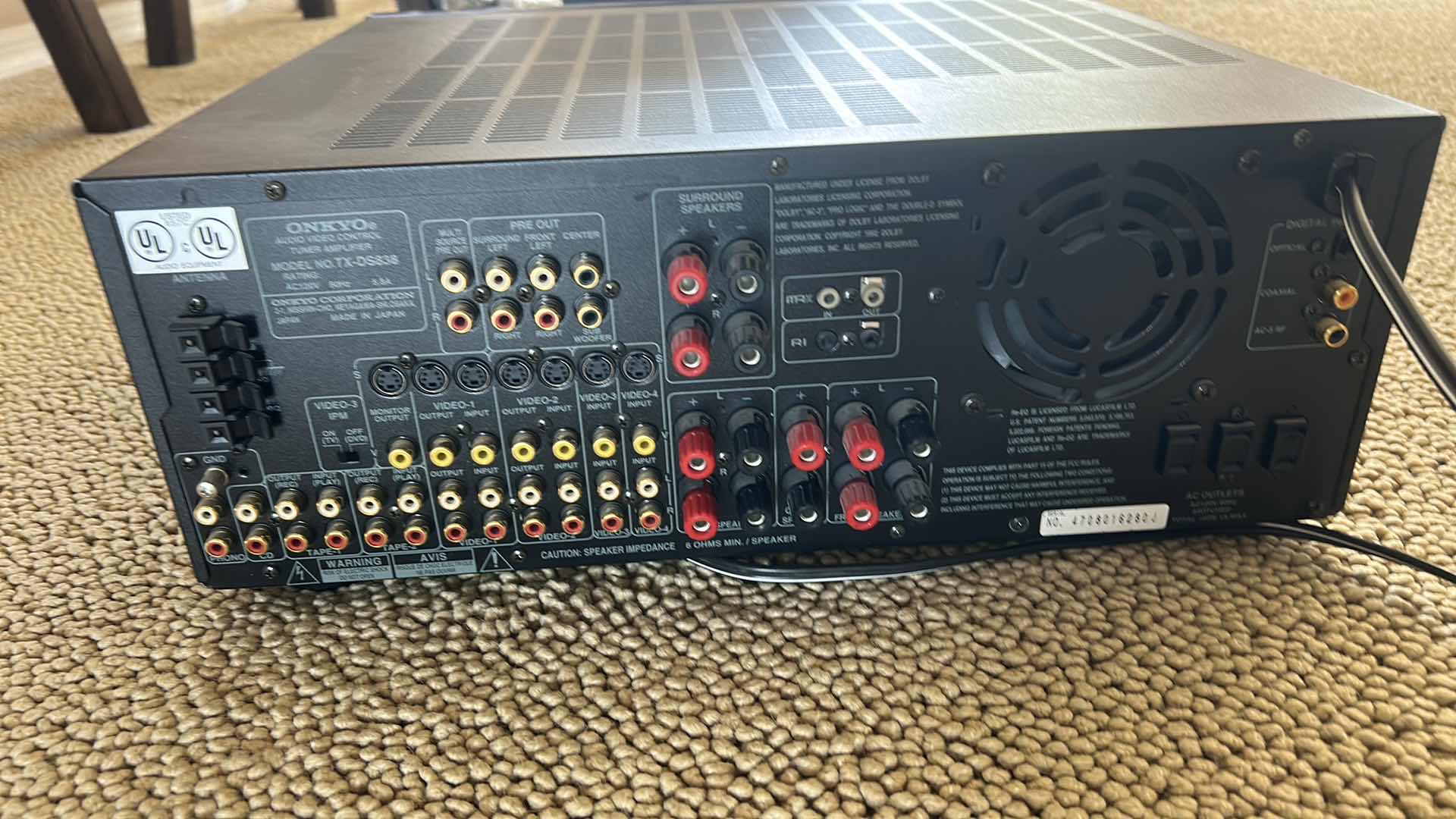 Photo 1 of ONKYO INTEGRA AUDIO VIDEO CONTROL