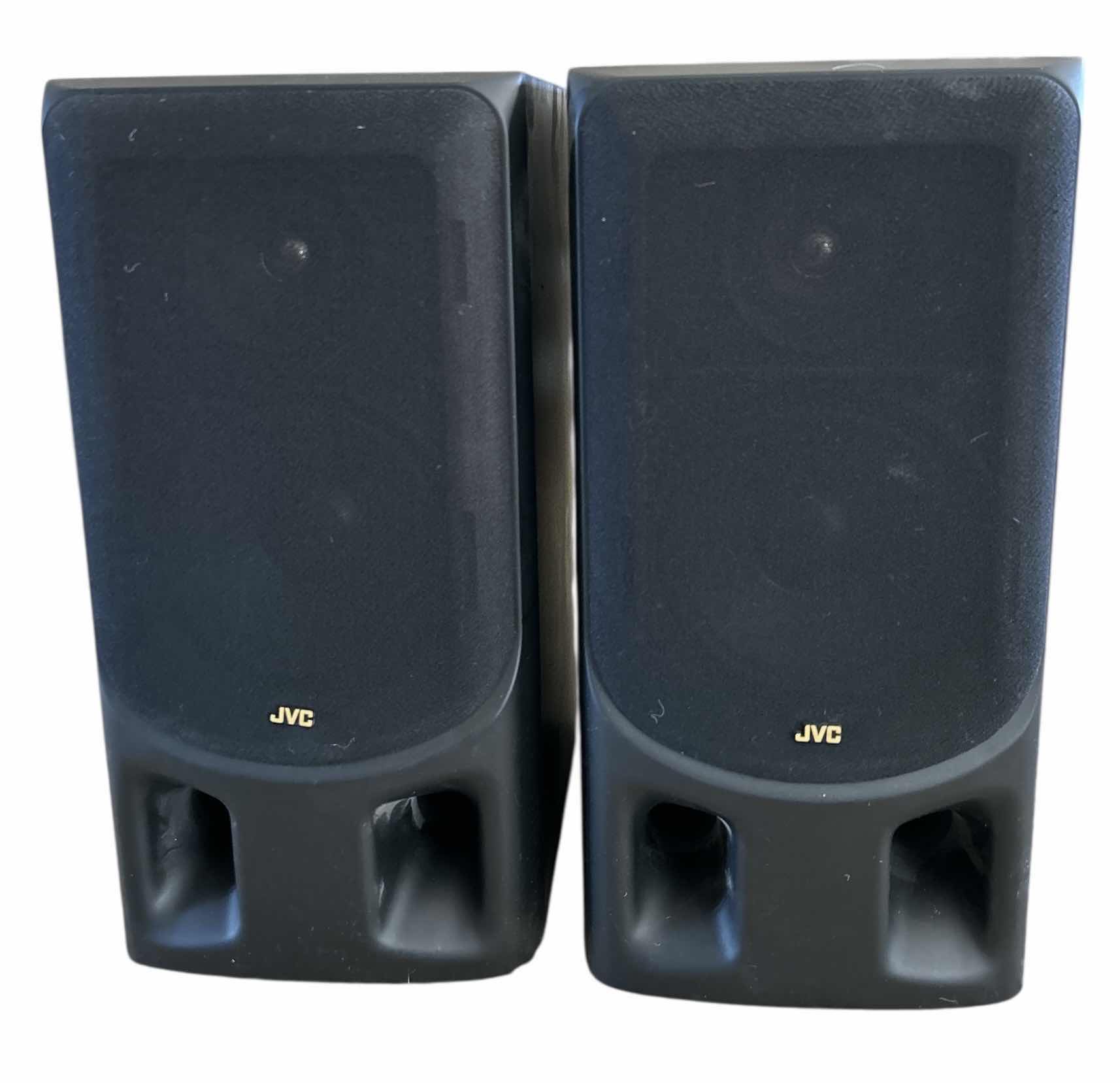 Photo 1 of 2-JVC BOOKSHELF SPEAKERS-MODEL SP-MX55BK