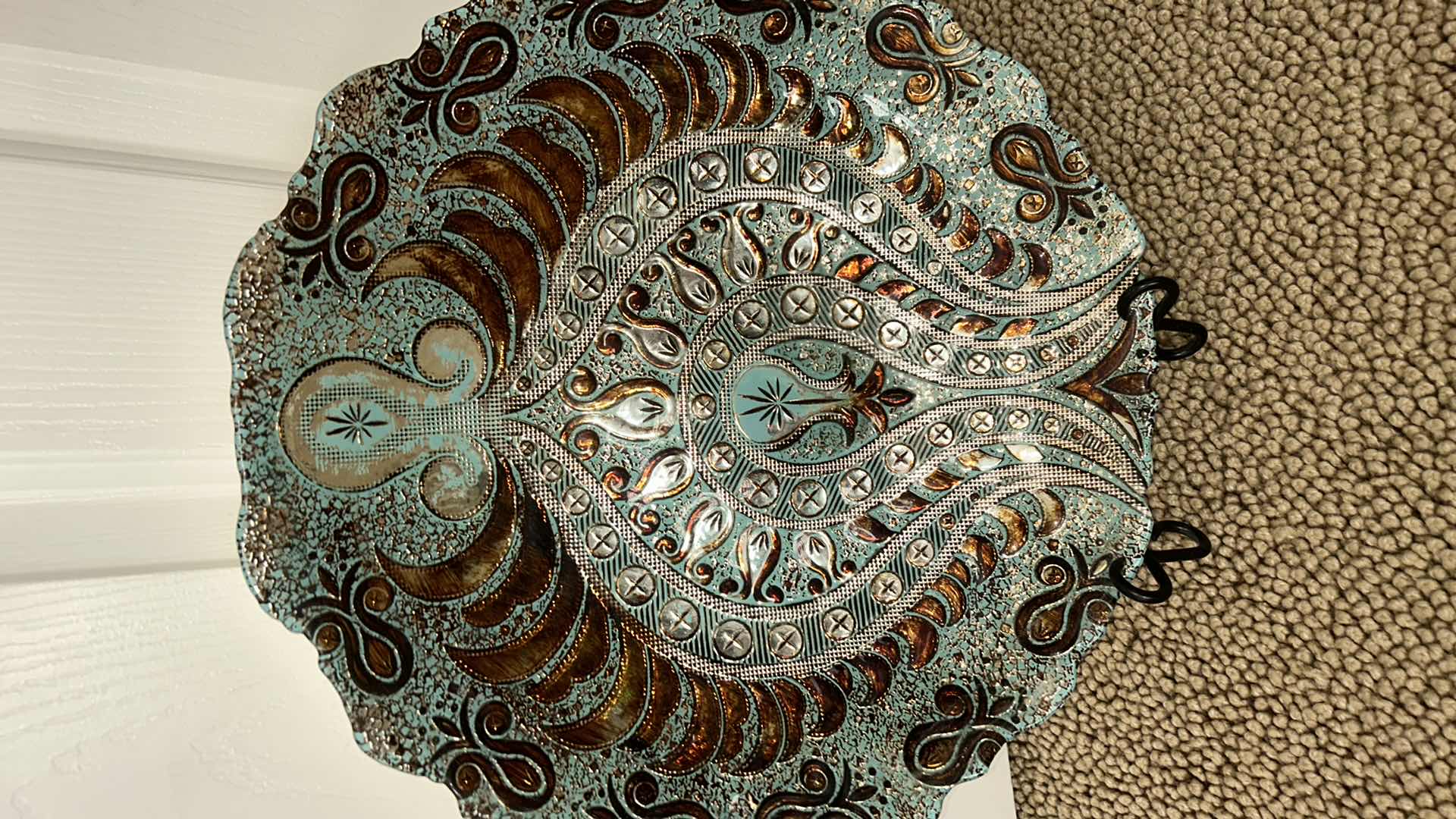 Photo 1 of DECORATIVE 15” BOWL AND HOLDER