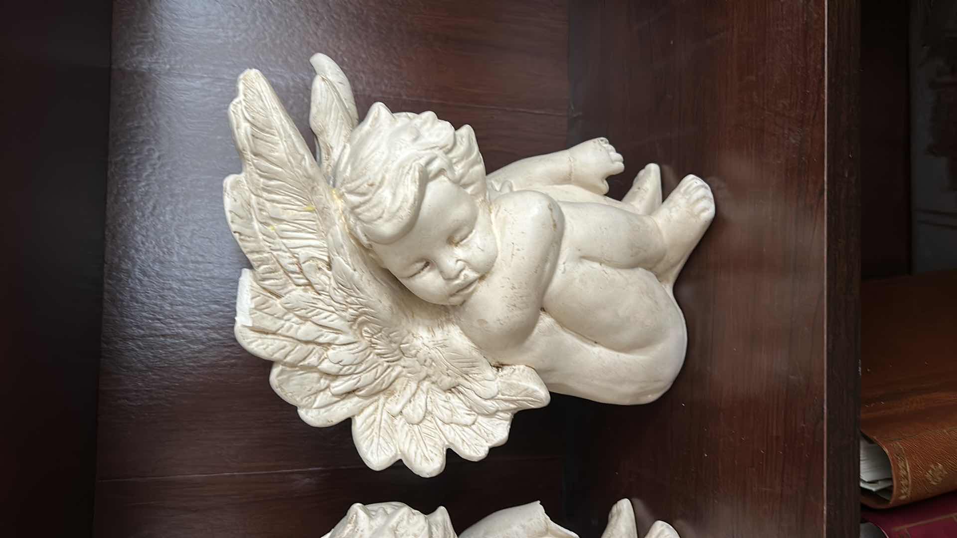 Photo 3 of 2 HEAVY CERAMIC ANGELS H12”
