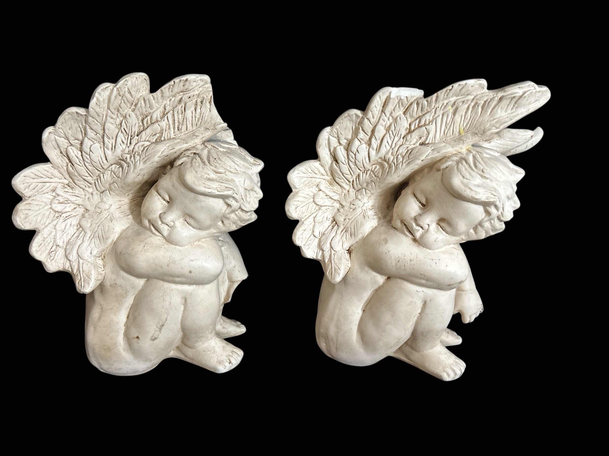 Photo 1 of 2 HEAVY CERAMIC ANGELS H12”