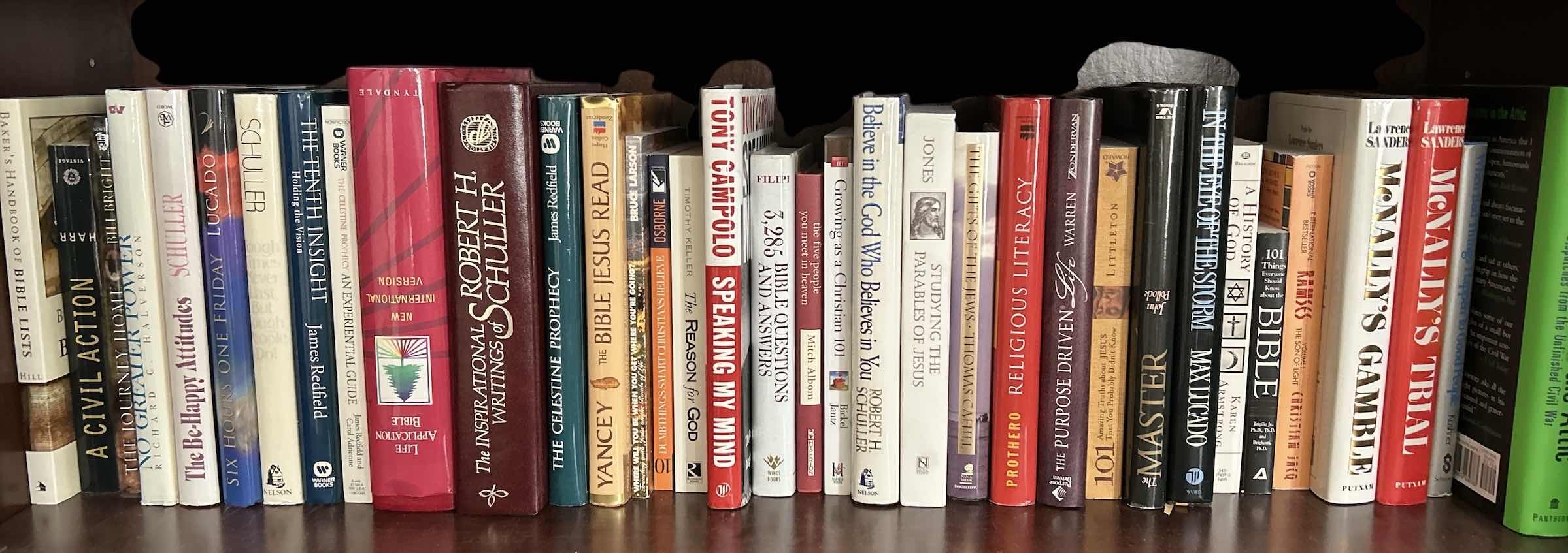 Photo 1 of CONTENTS OF SHELF-BOOKS-VARIOUS AUTHORS & TITLES